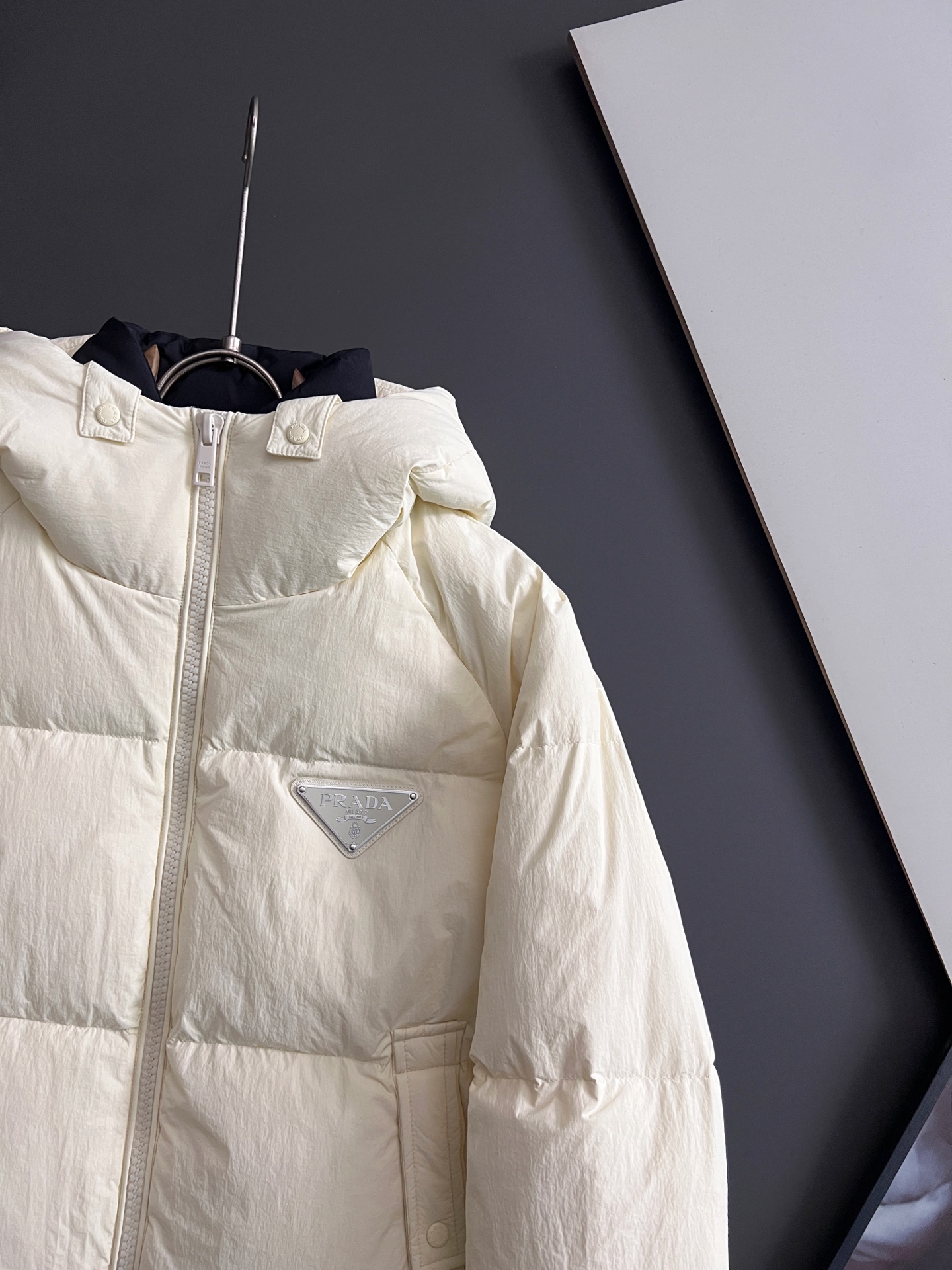 Prada Down Jacket White Duck Down