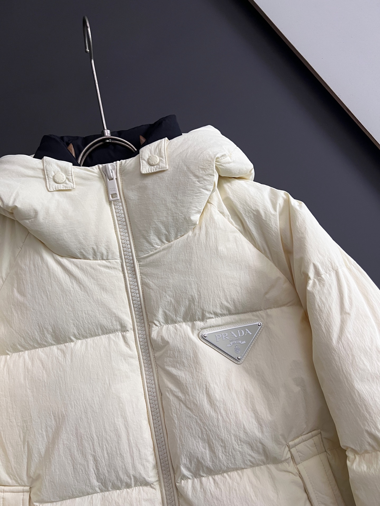 Prada Down Jacket White Duck Down