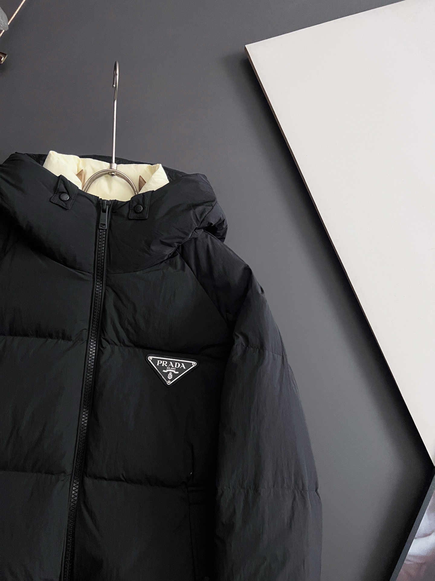 Prada Down Jacket White Duck Down
