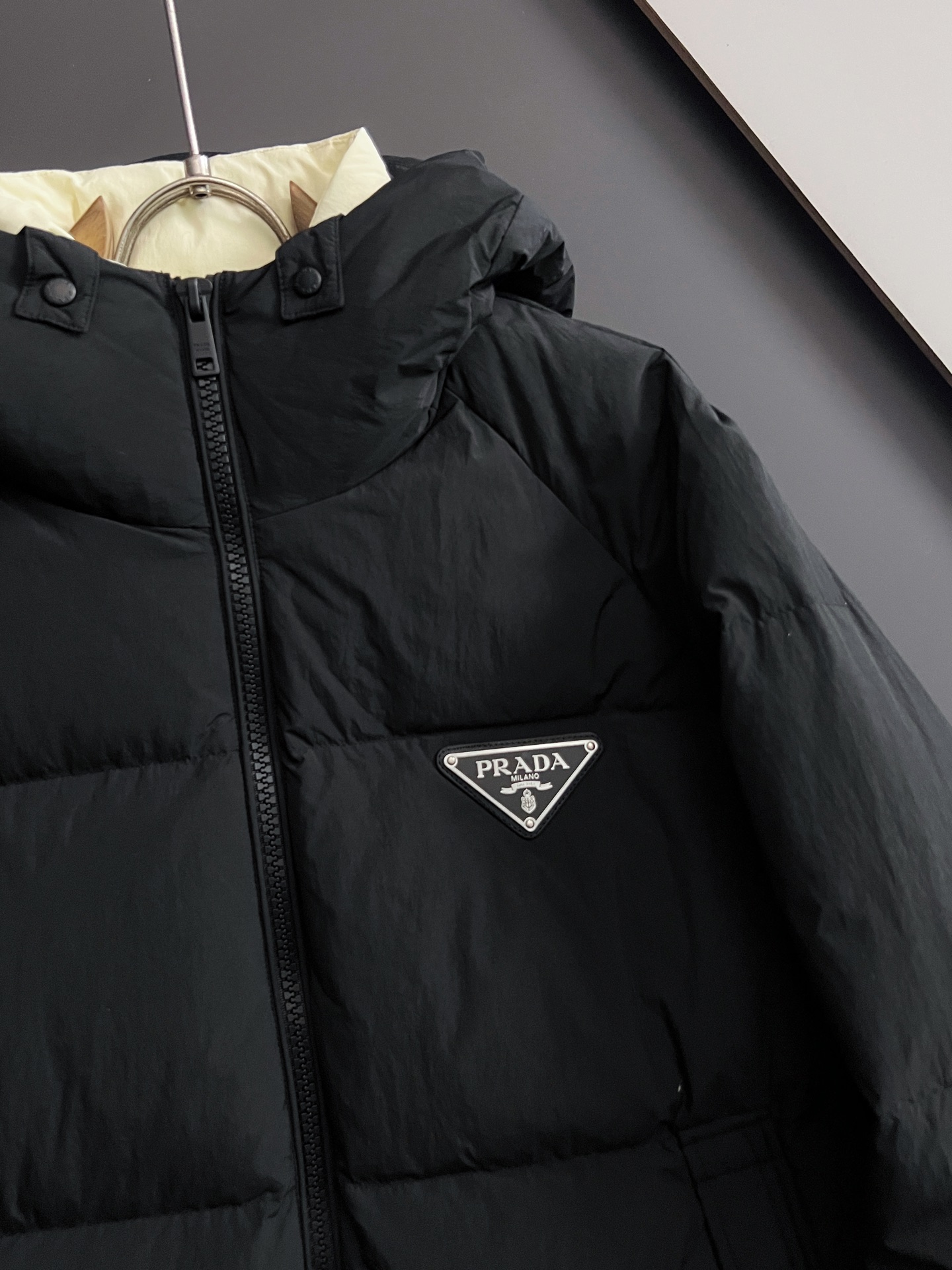 Prada Down Jacket White Duck Down