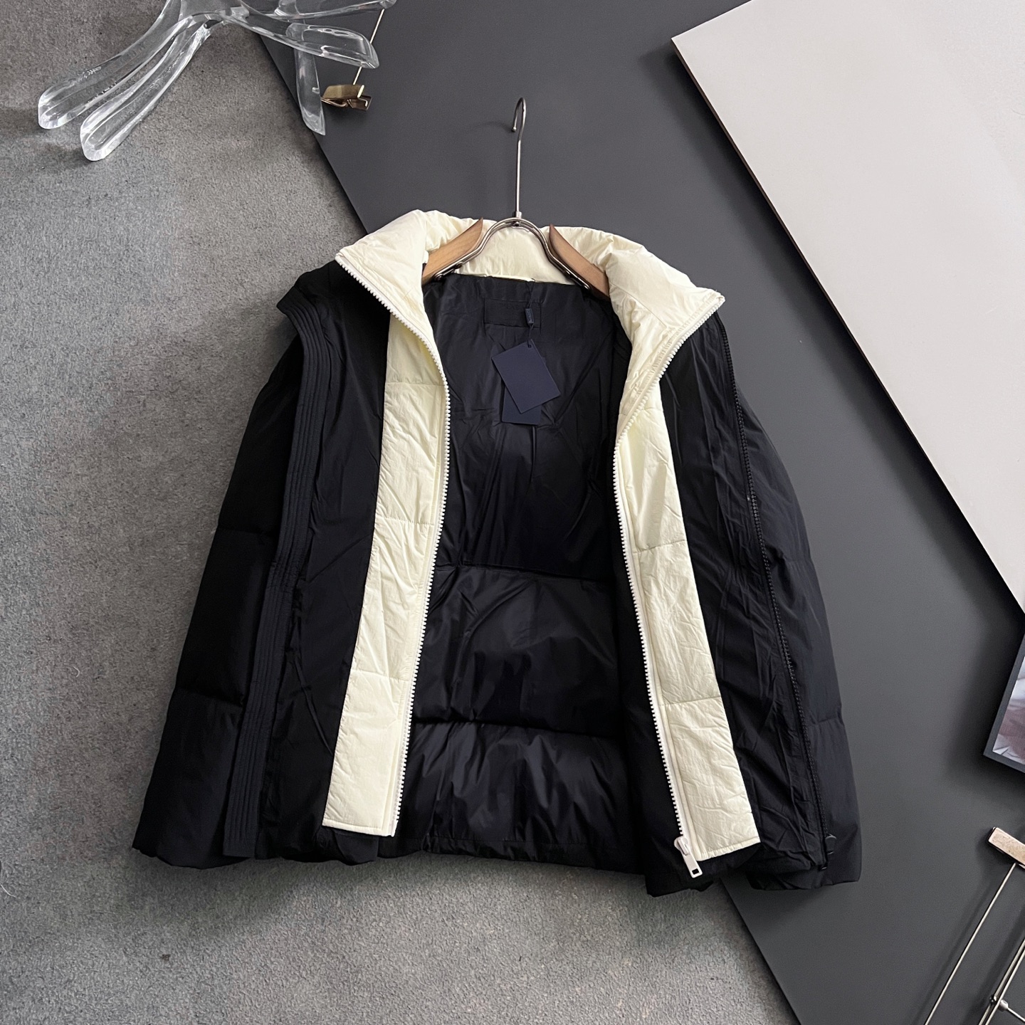 Prada Down Jacket White Duck Down