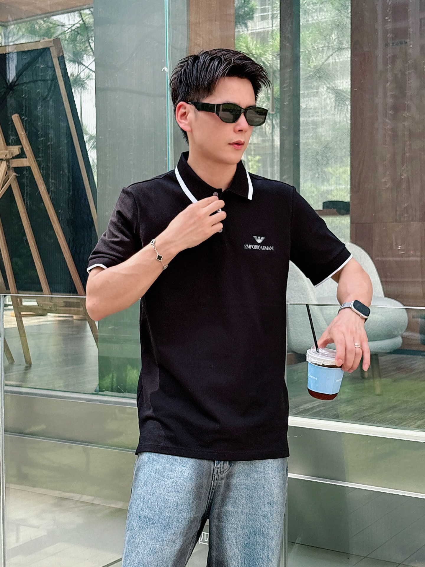 Armani Basic Clothing Black M-l-xl-xxl