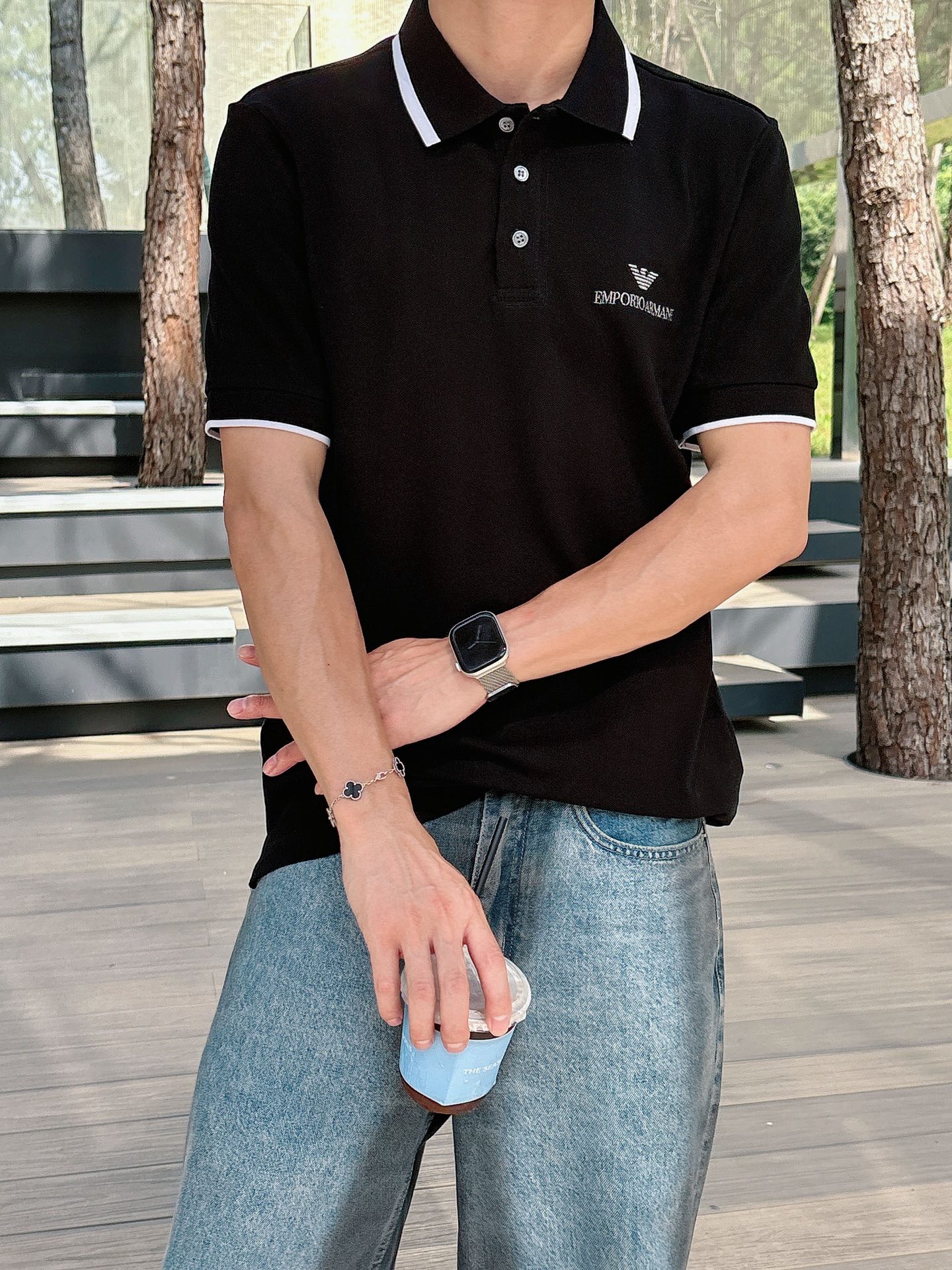 Armani Basic Clothing Black M-l-xl-xxl