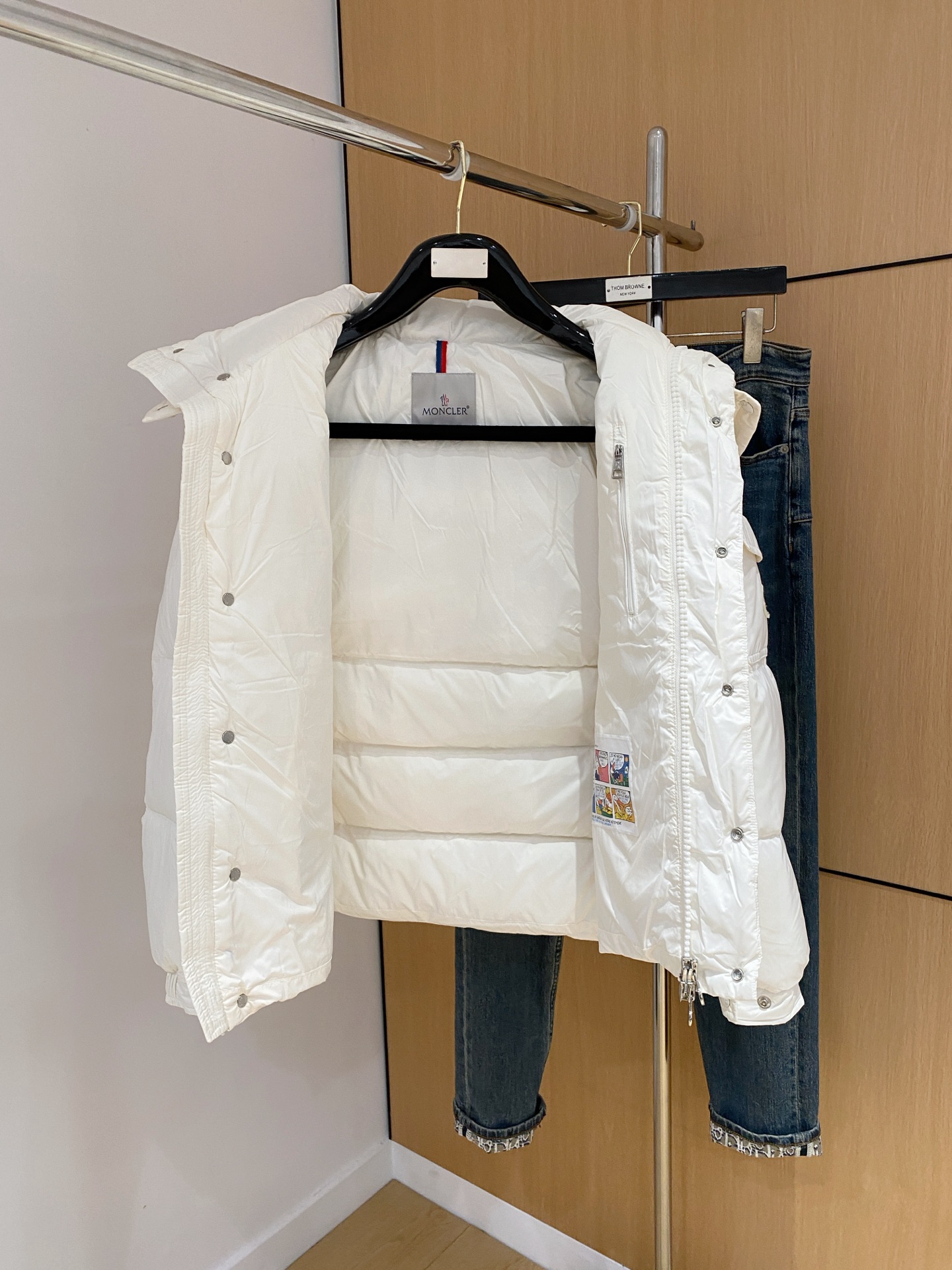 Moncler Couple Down Jacket Goose Down S-m-l