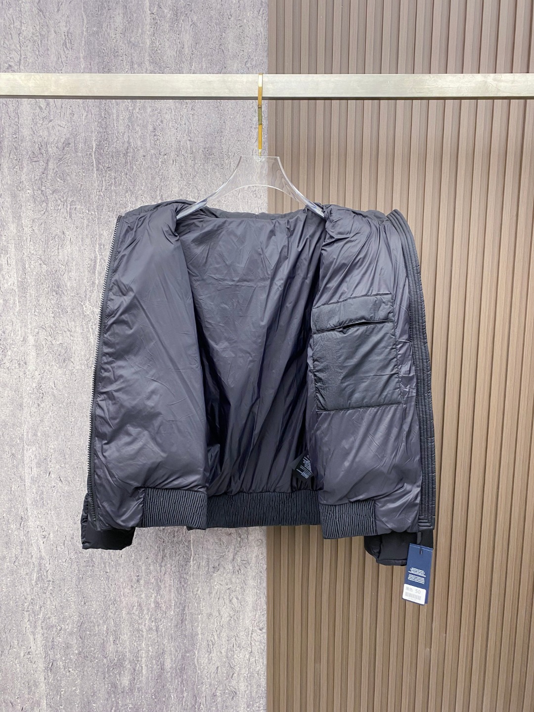 Dior Down Jacket White Duck Down Black L