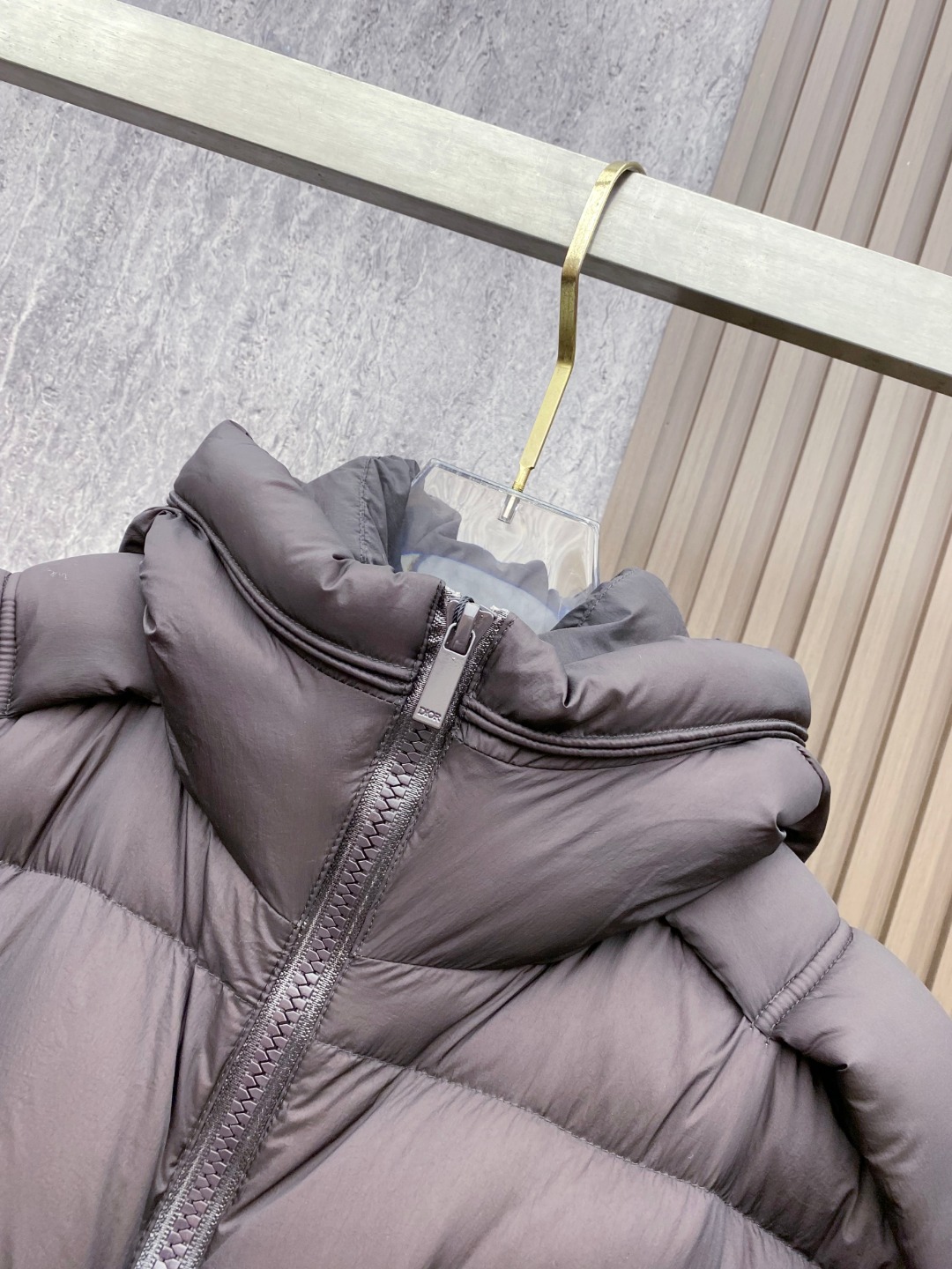 Dior Down Jacket White Duck Down Black L