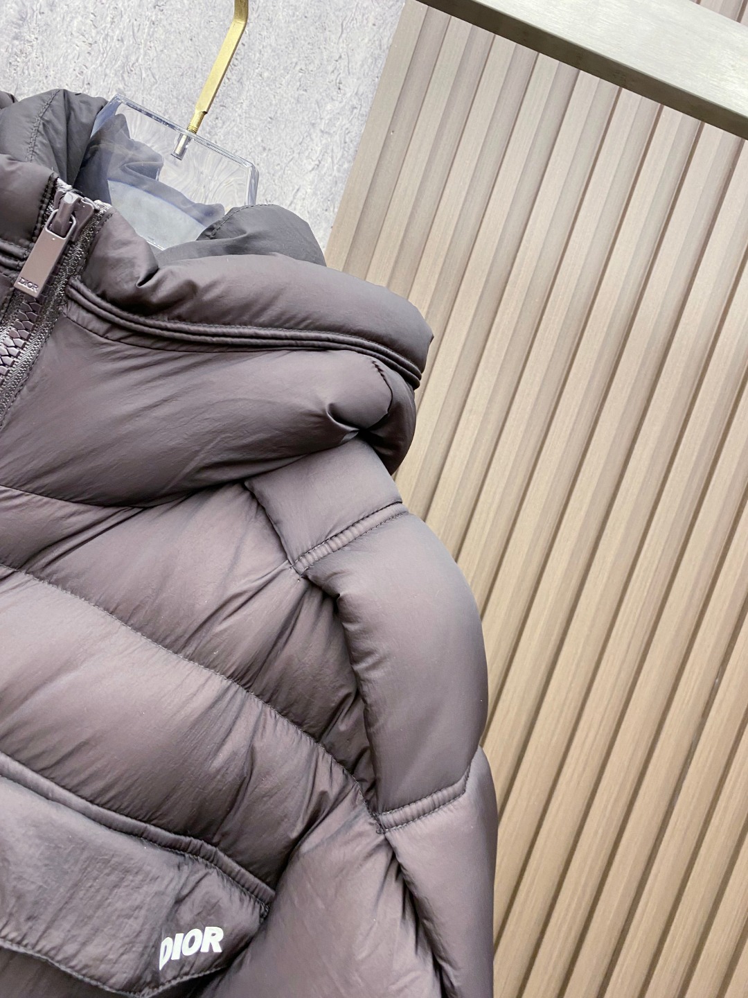 Dior Down Jacket White Duck Down Black L