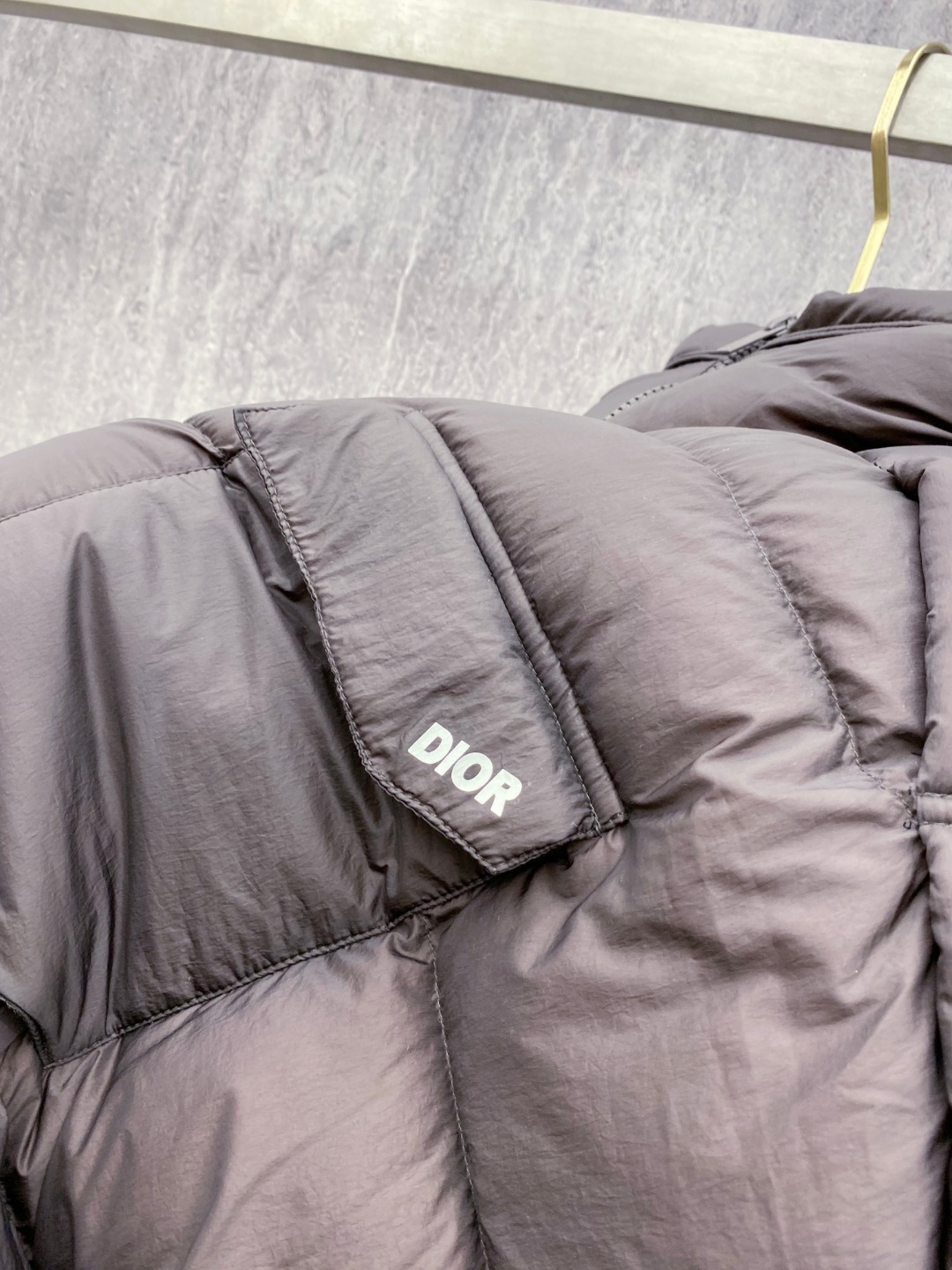 Dior Down Jacket White Duck Down Black L
