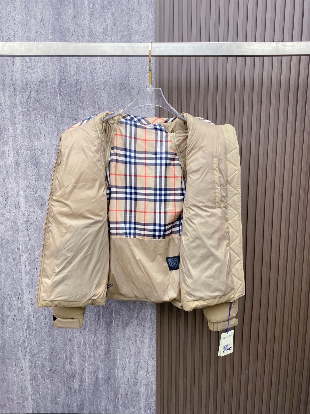 Burberry Down Jacket White Duck Down
