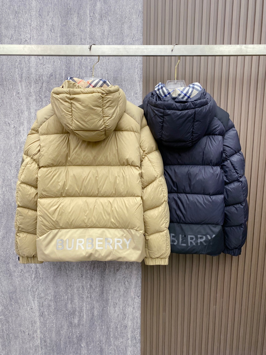 Burberry Down Jacket White Duck Down