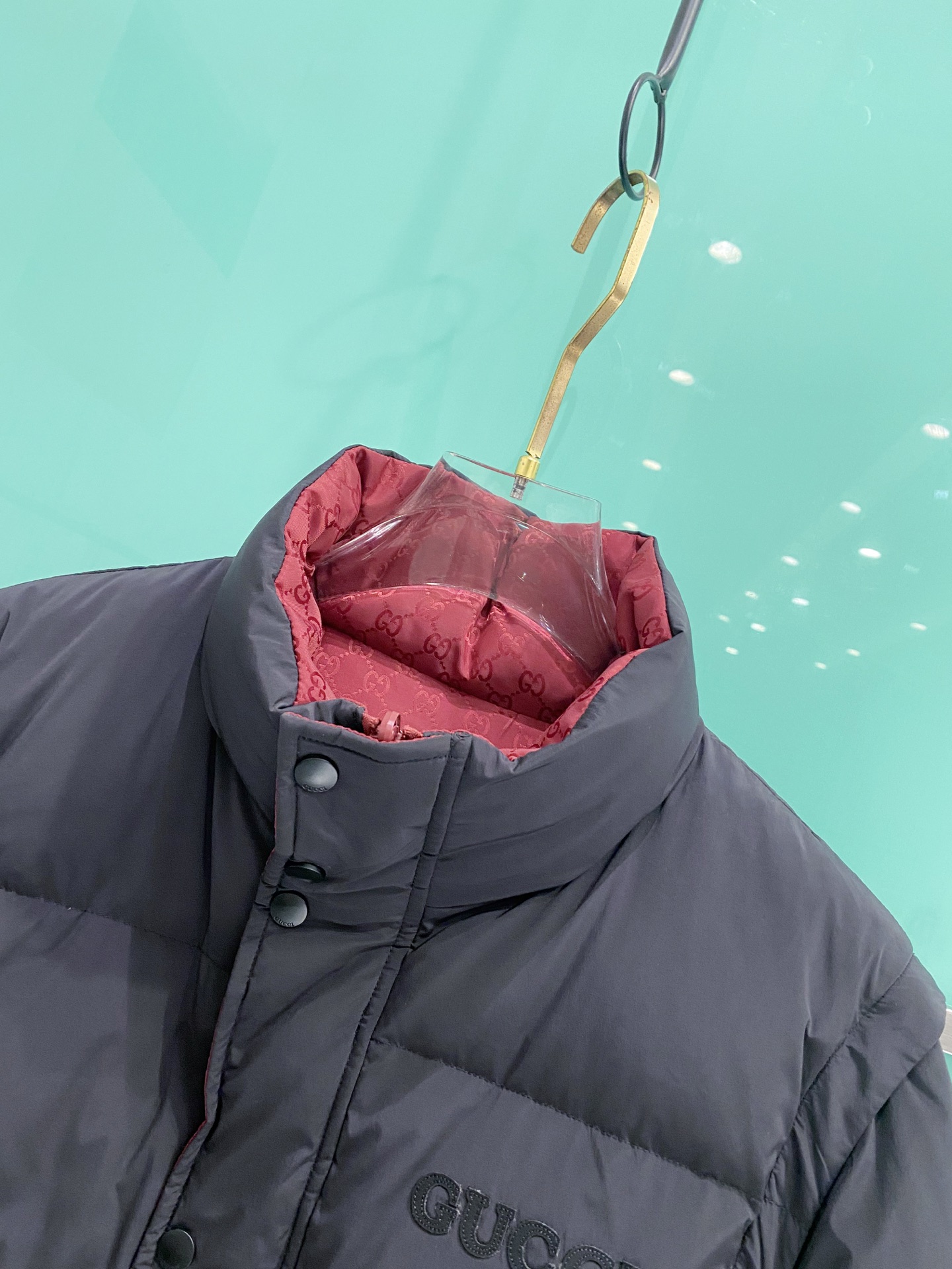 Gucci Down Jacket White Duck Down