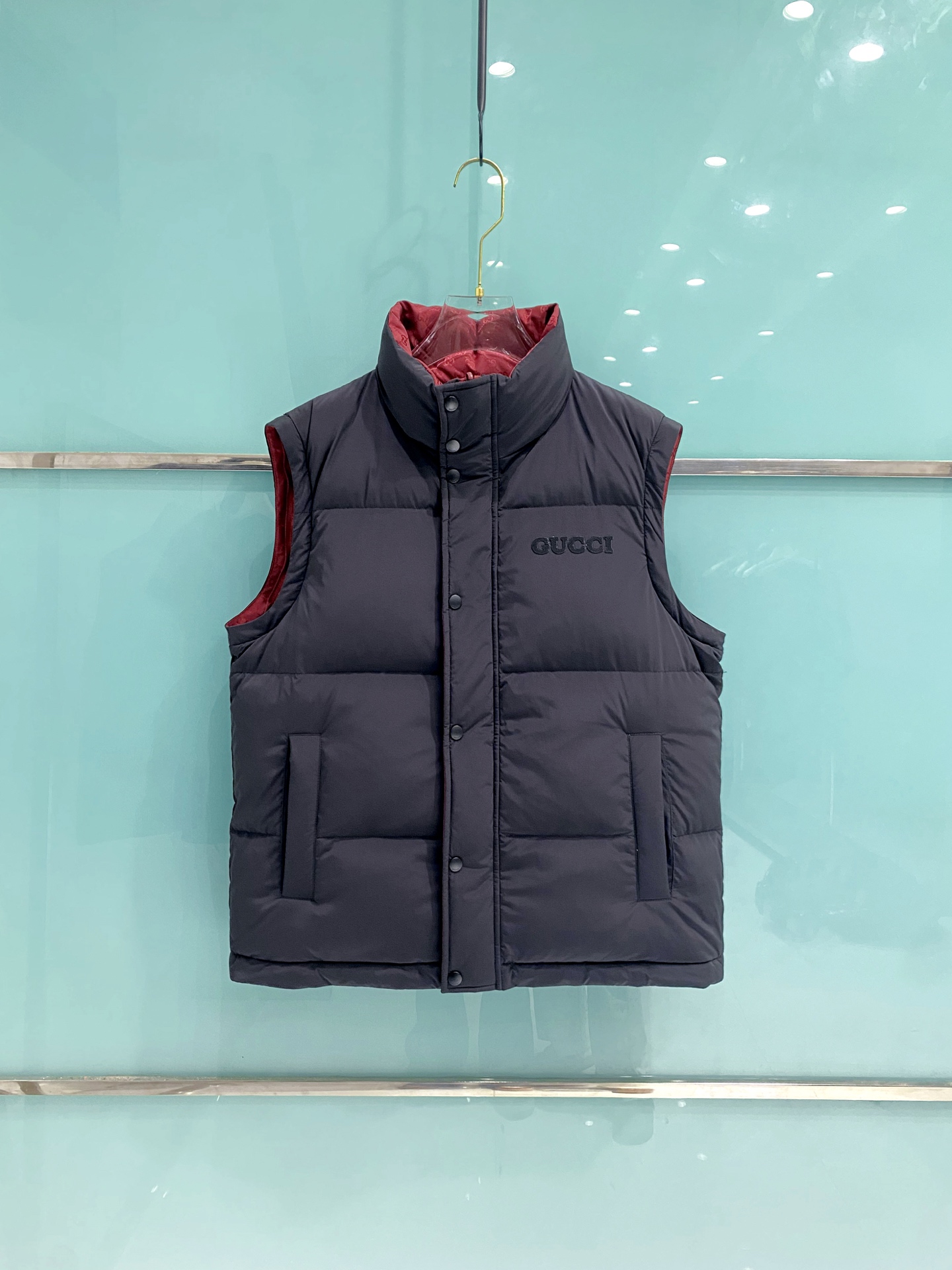 Gucci Down Jacket White Duck Down