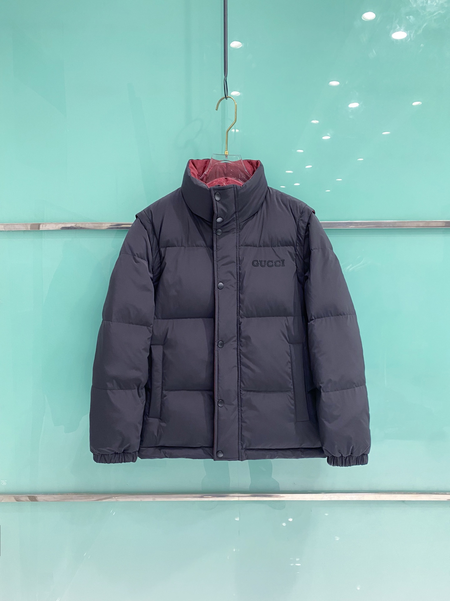 Gucci Down Jacket White Duck Down
