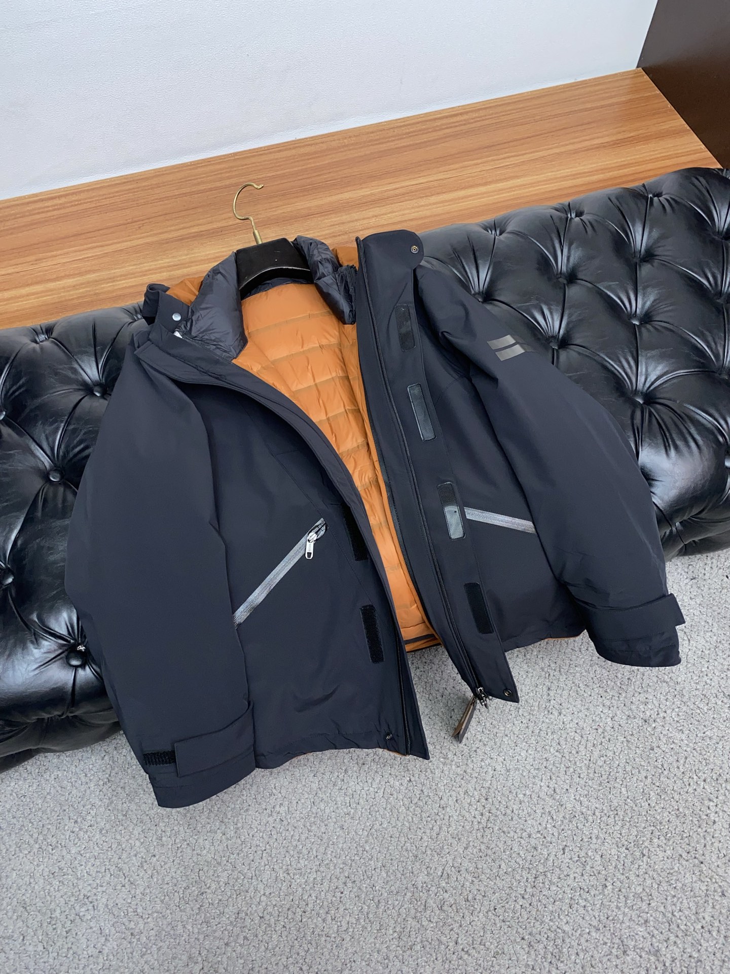 Ermenegildo Zegna Male Down Jacket White Duck Down M-xl
