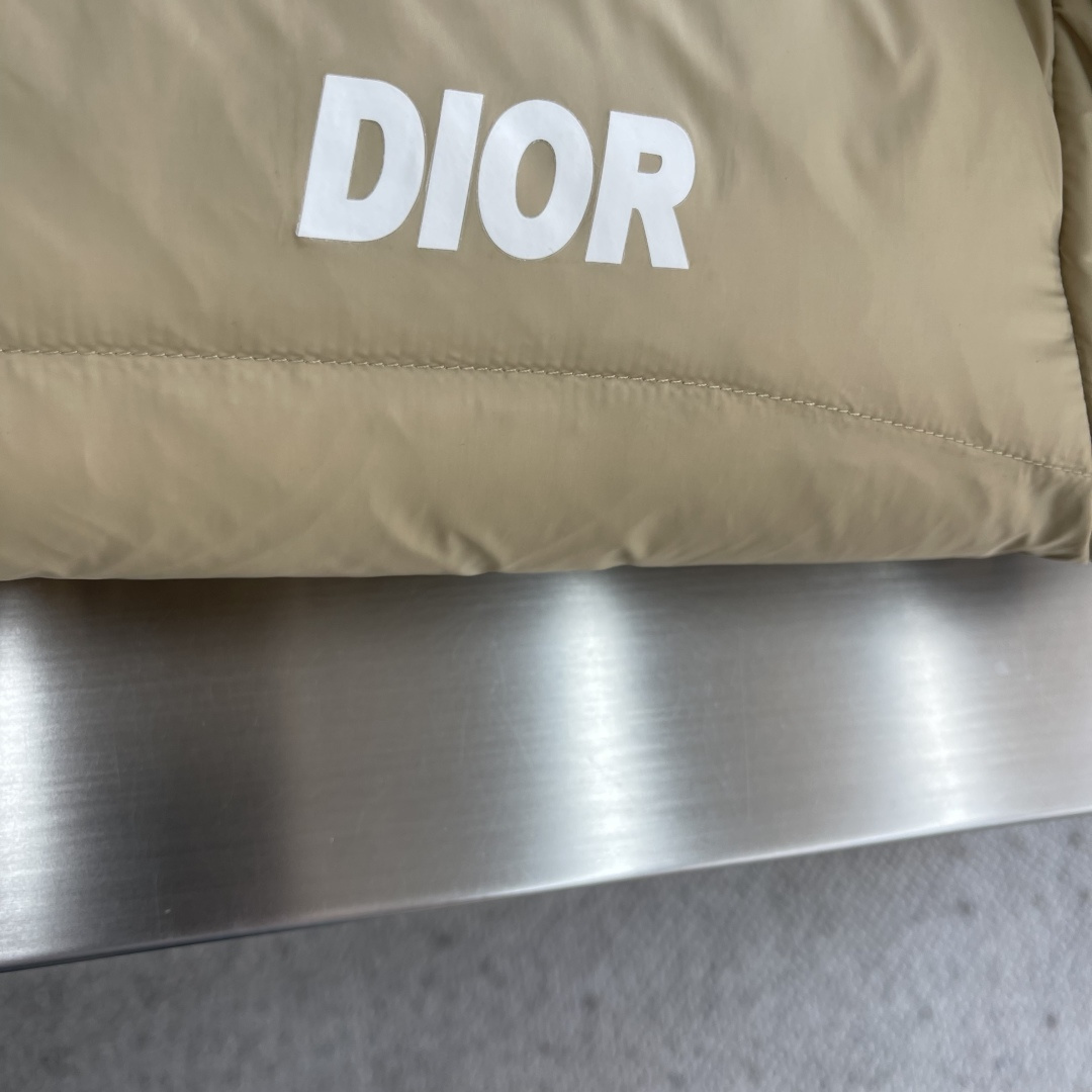 Dior Down Jacket White Duck Down Hooded M-xl