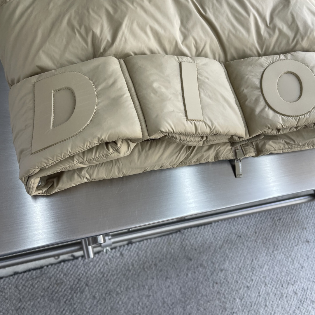 Dior Down Jacket White Duck Down Hooded M-xl