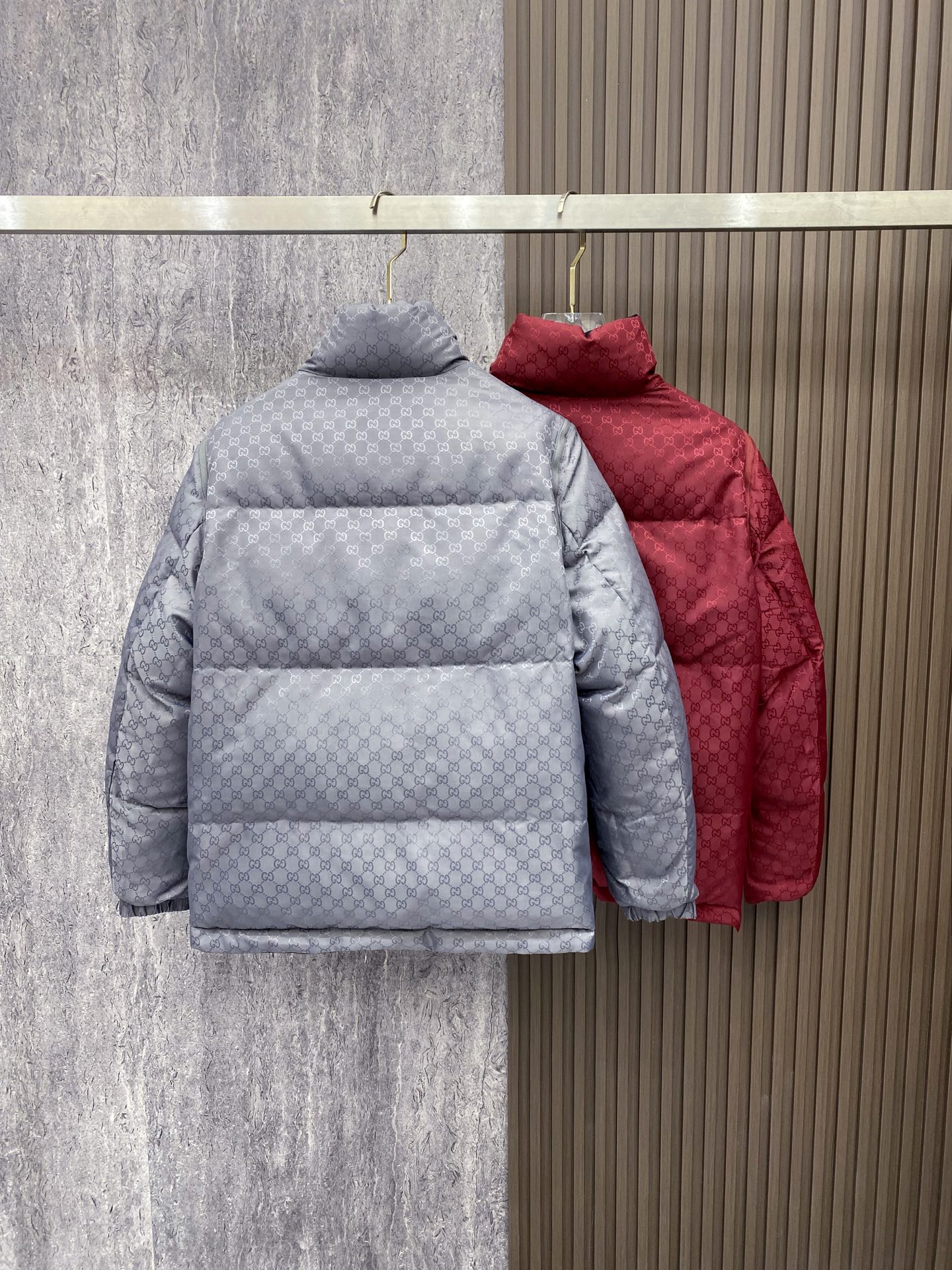 Gucci Down Jacket White Duck Down