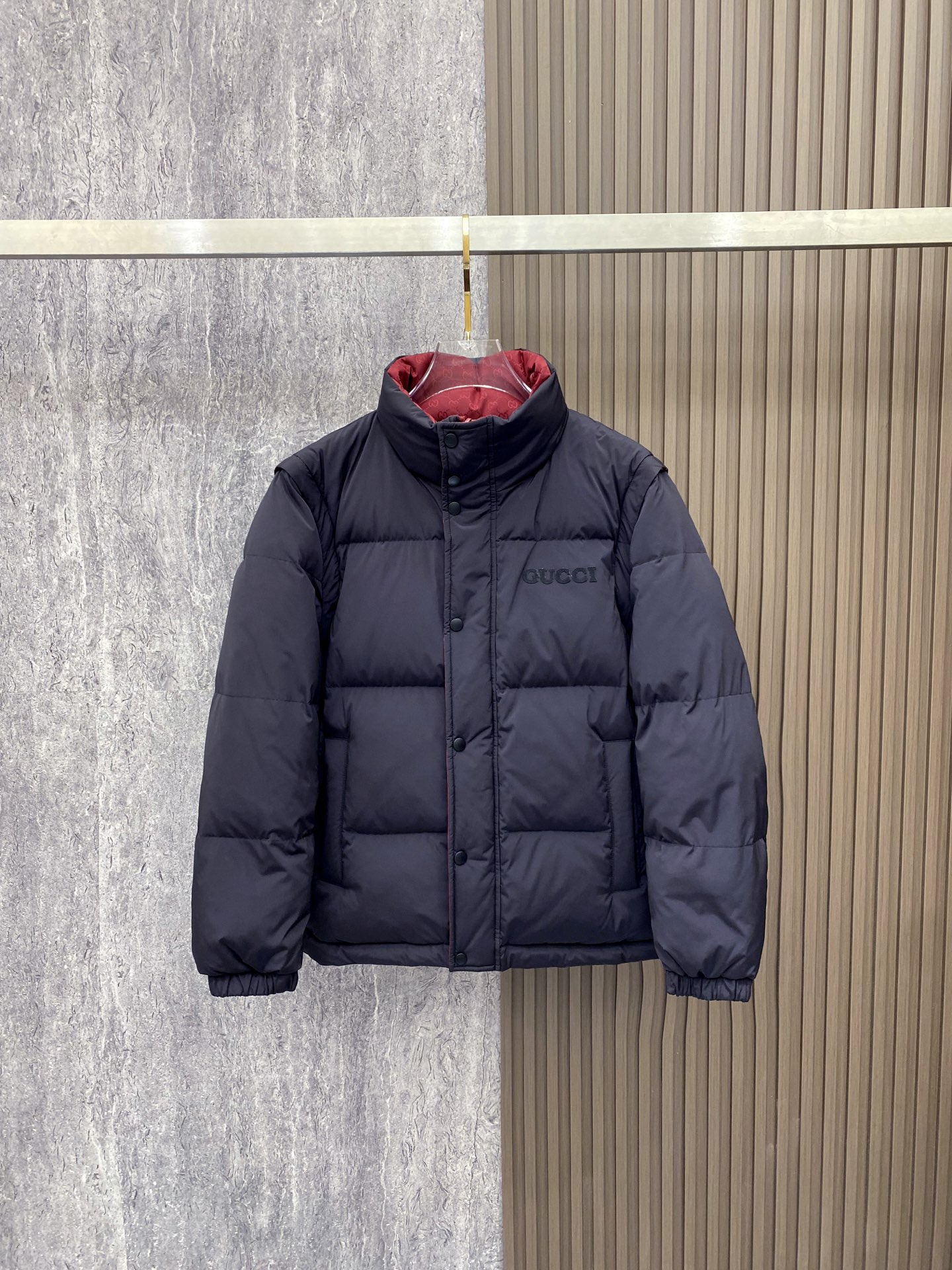 Gucci Down Jacket White Duck Down