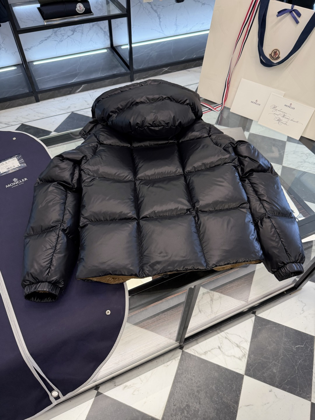 Moncler Jacket Hooded M-l