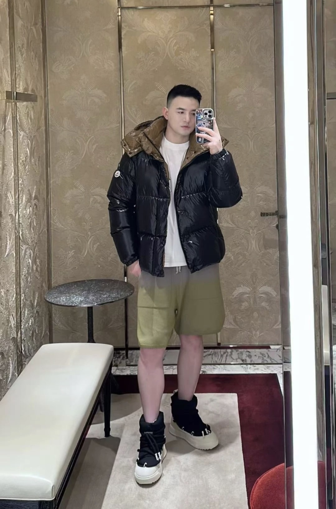 Moncler Jacket Hooded M-l