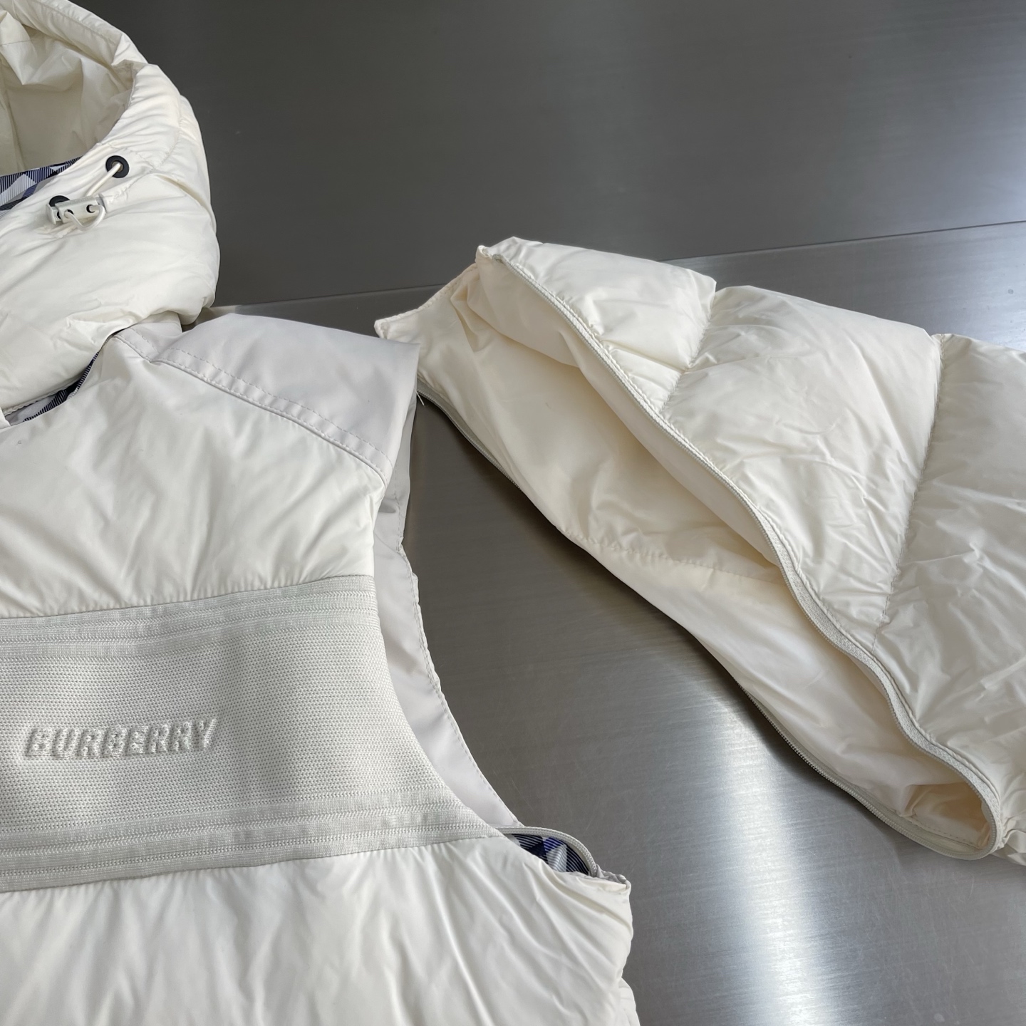 Burberry Down Jacket White Duck Down M-xl