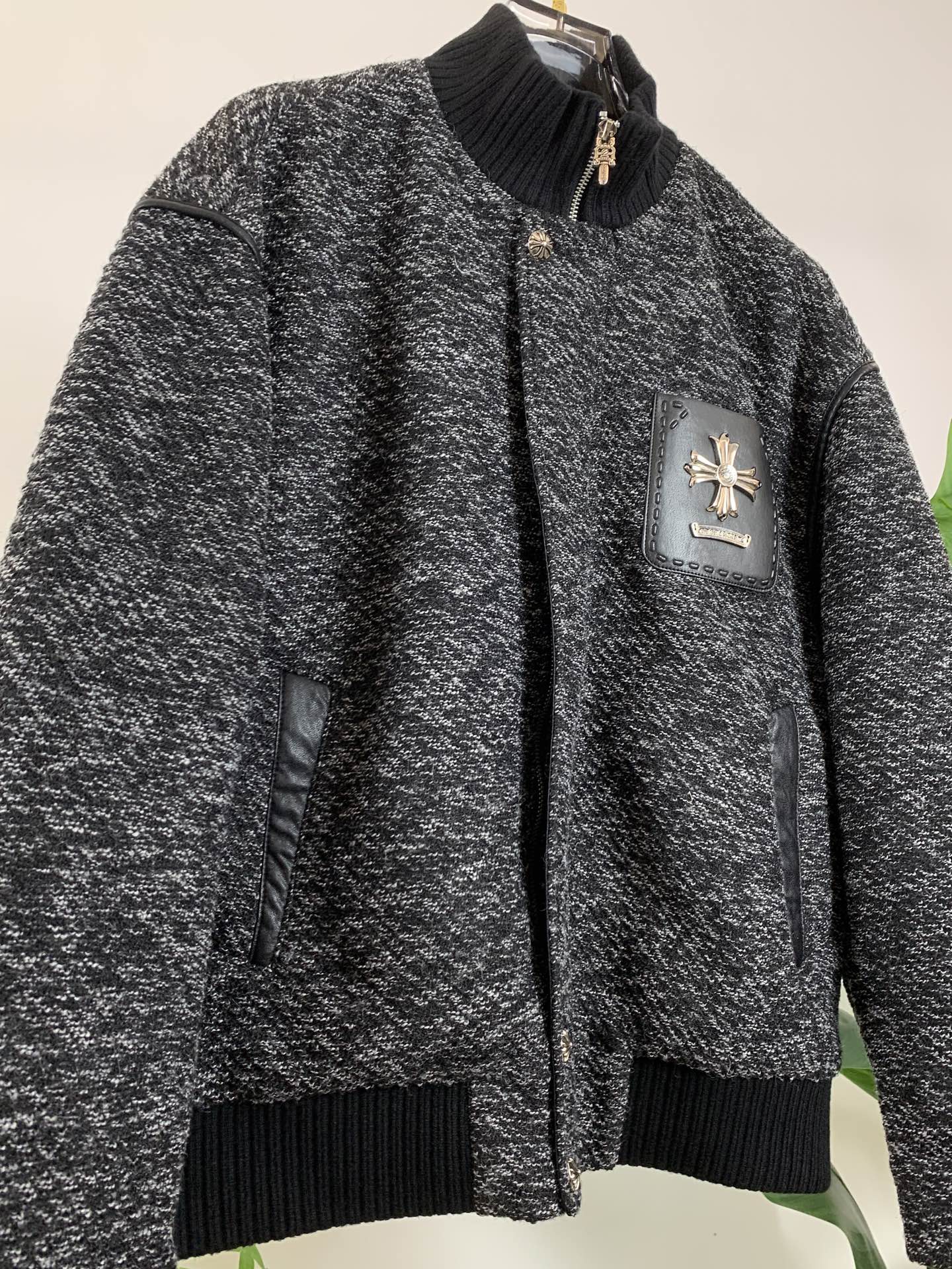 Chrome Hearts Shirt Goose Down Black S-m-xl