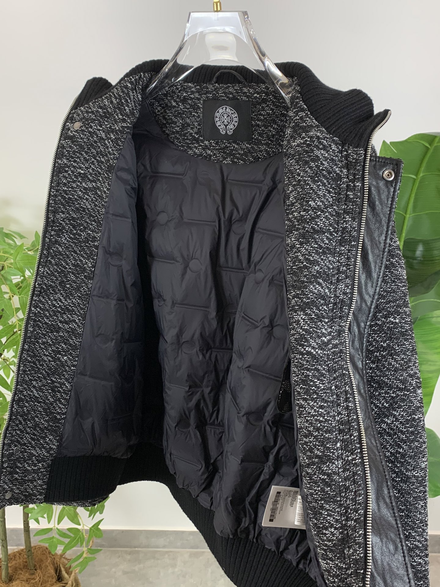 Chrome Hearts Shirt Goose Down Black S-m-xl