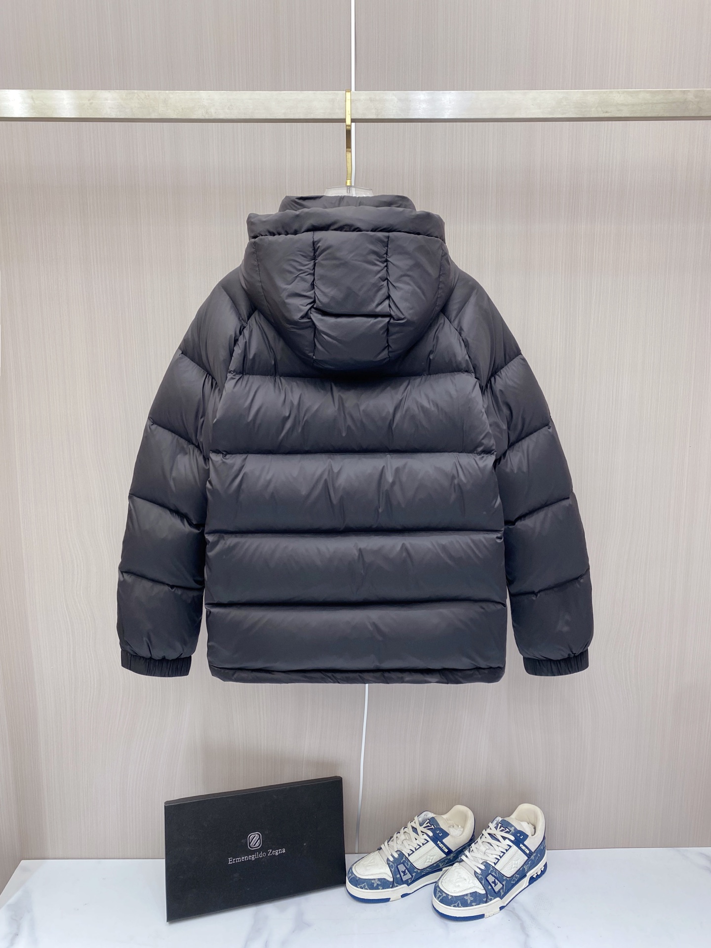 Prada Couple Basic Clothing White Duck Down M-xl
