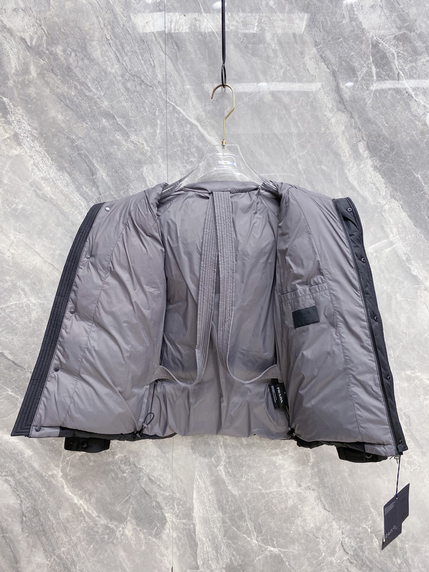 Prada Couple Basic Clothing White Duck Down M-xl
