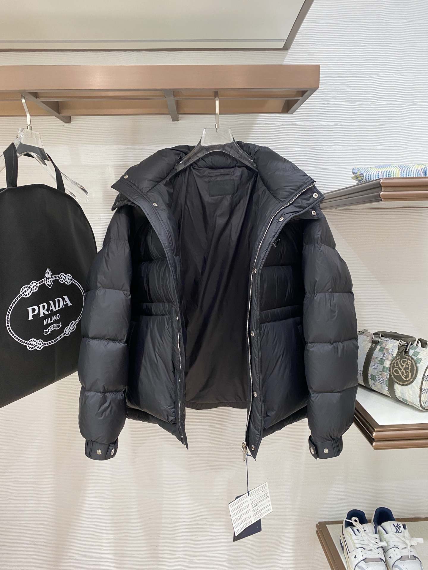 Prada Couple Down Jacket White Duck Down M-xxxl