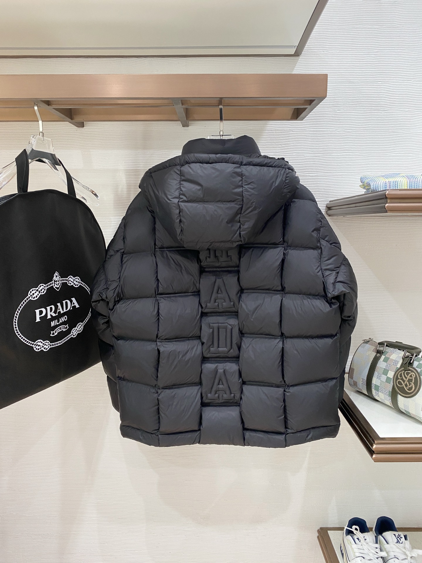 Prada Couple Down Jacket White Duck Down M-xxxl