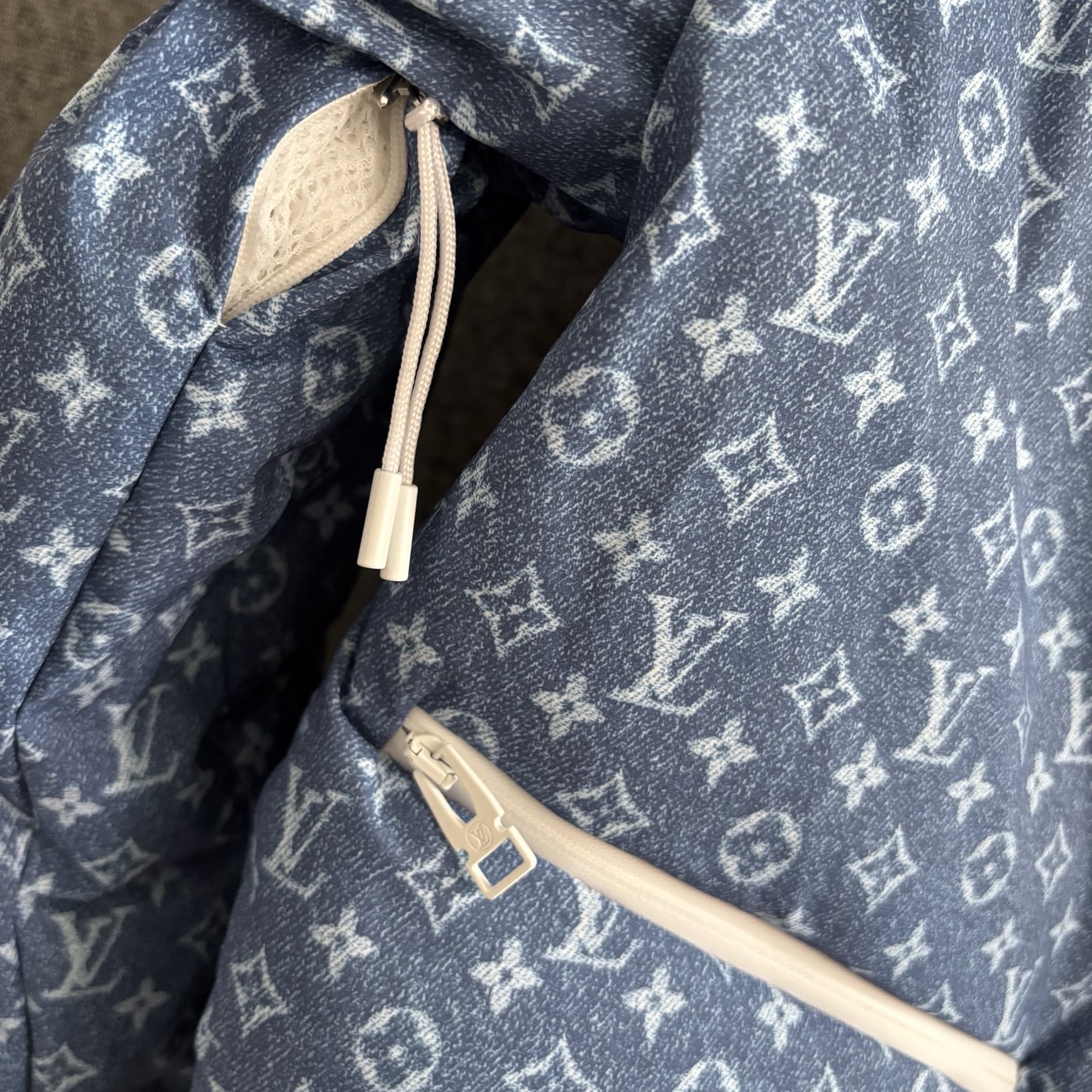 Louis Vuitton Female Down Jacket White Duck Down Hooded S-m-l