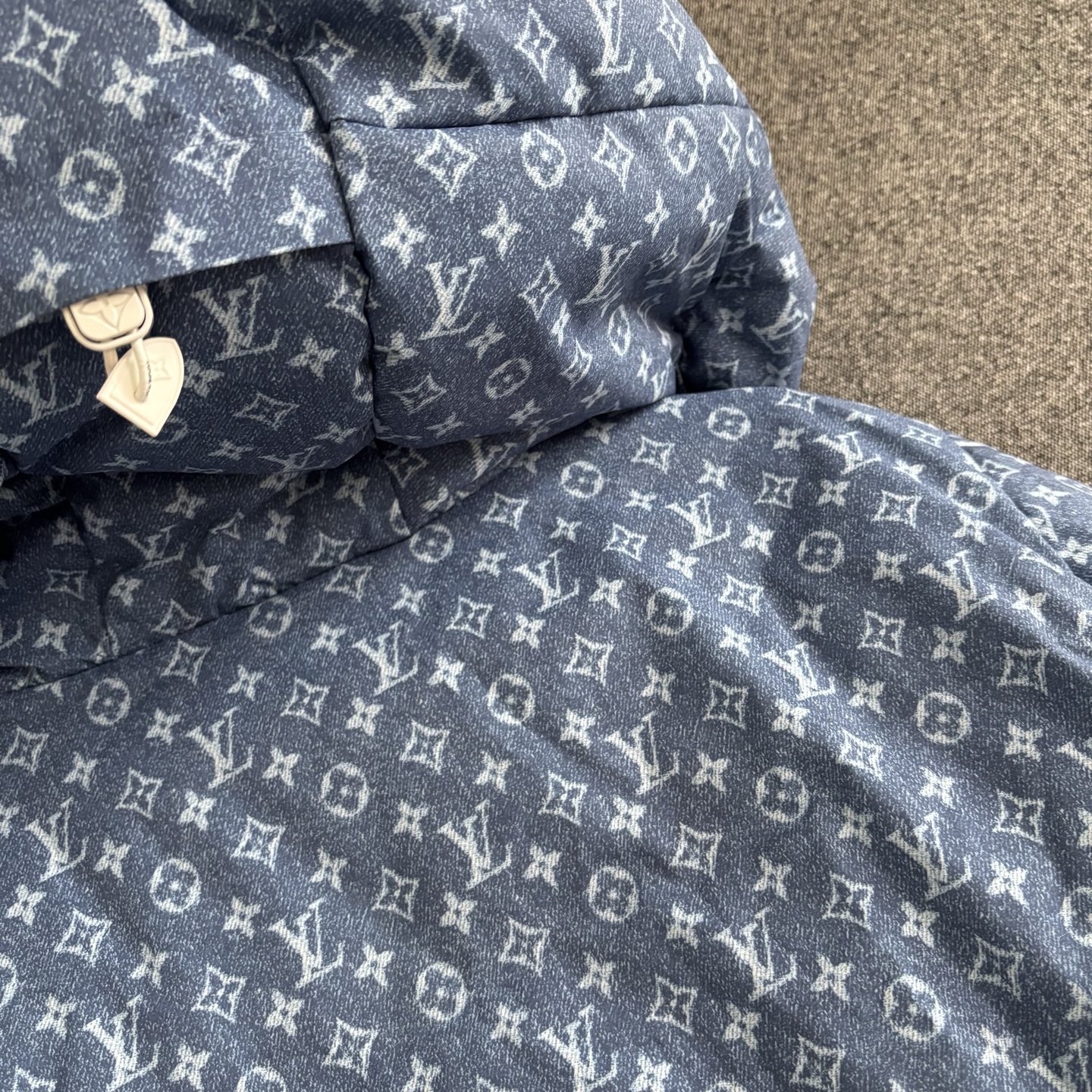 Louis Vuitton Female Down Jacket White Duck Down Hooded S-m-l