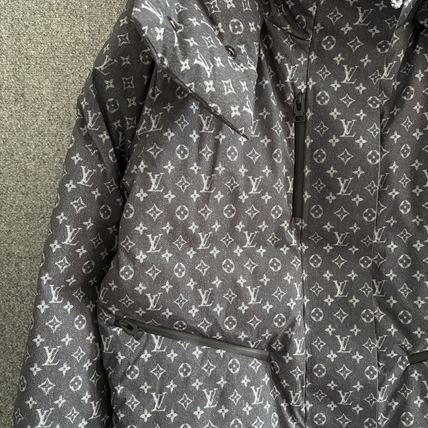 Louis Vuitton Female Down Jacket White Duck Down Hooded S-m-l