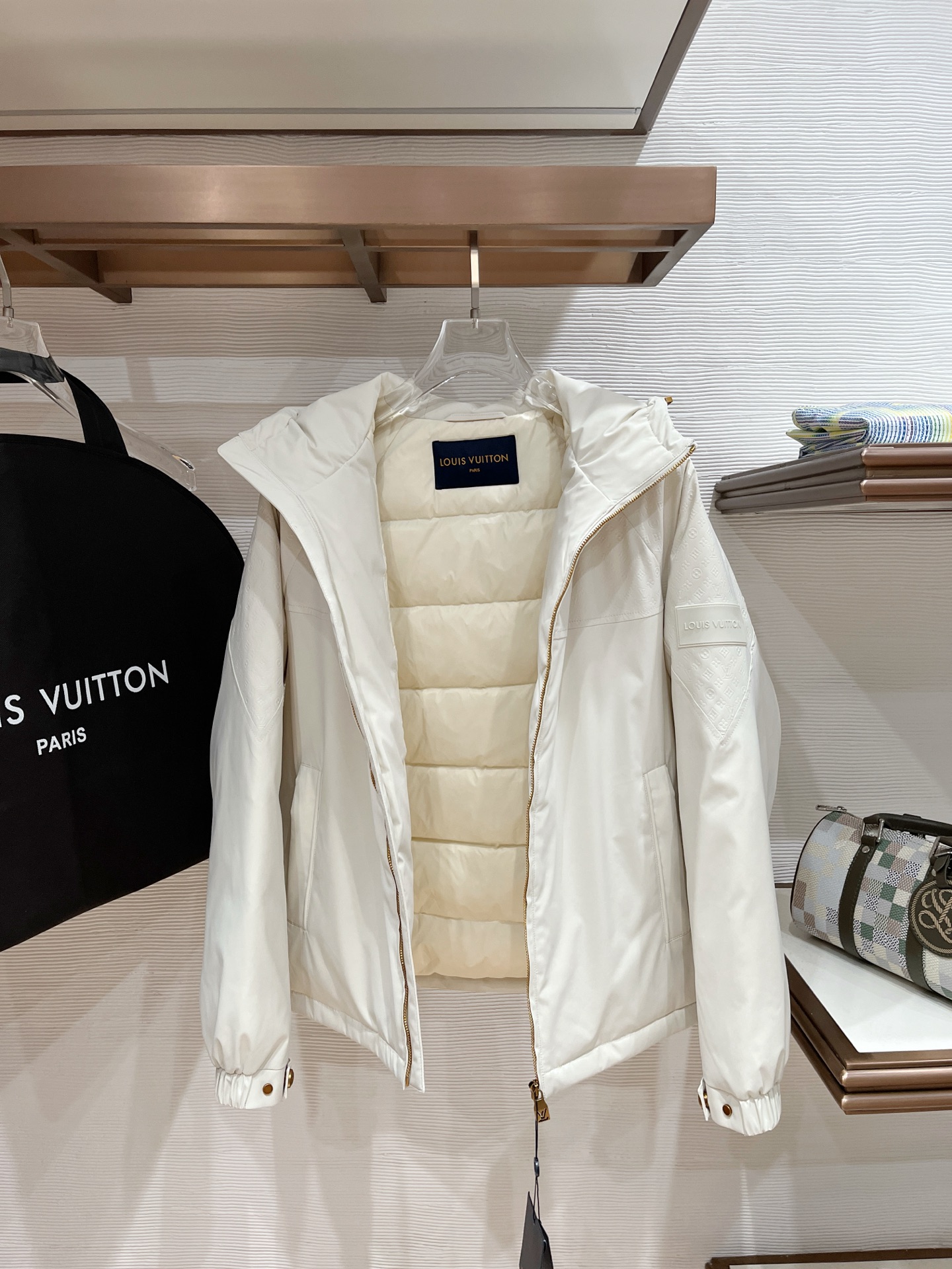 Louis Vuitton Couple Basic Clothing White Duck Down M-l-xxxl