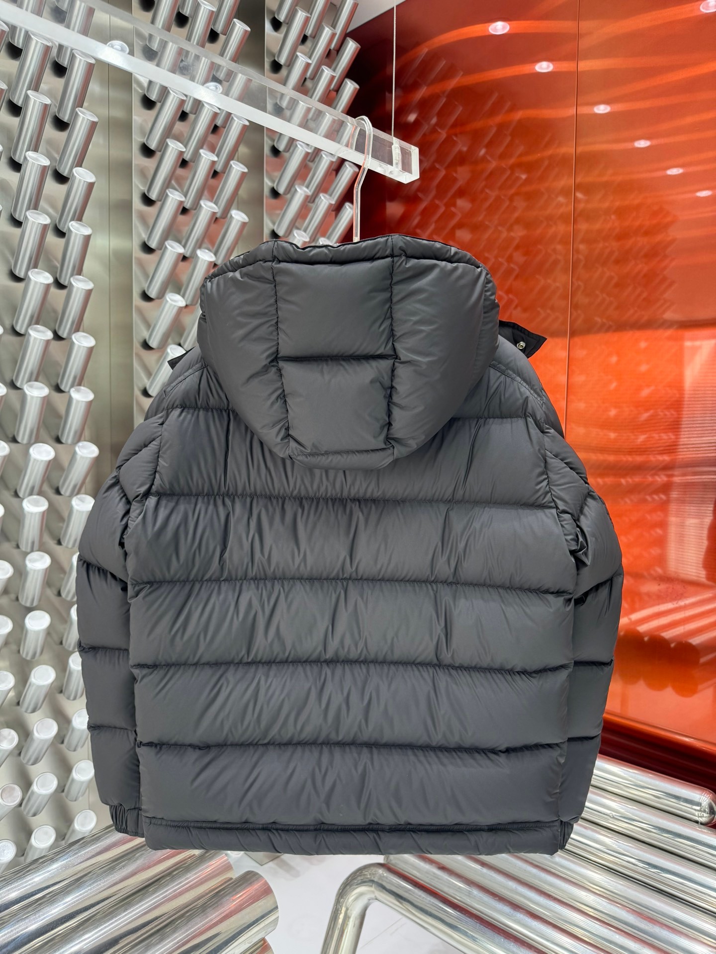 Moncler Male Basic Clothing White Duck Down Hooded S-m-l-xl