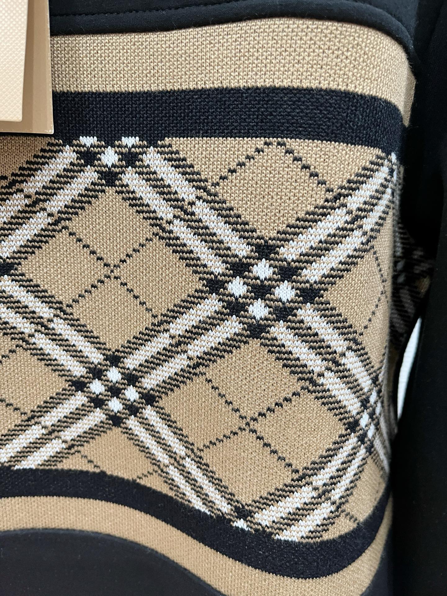 Burberry Hoodie Wool Black Slim Fit M-l-xl