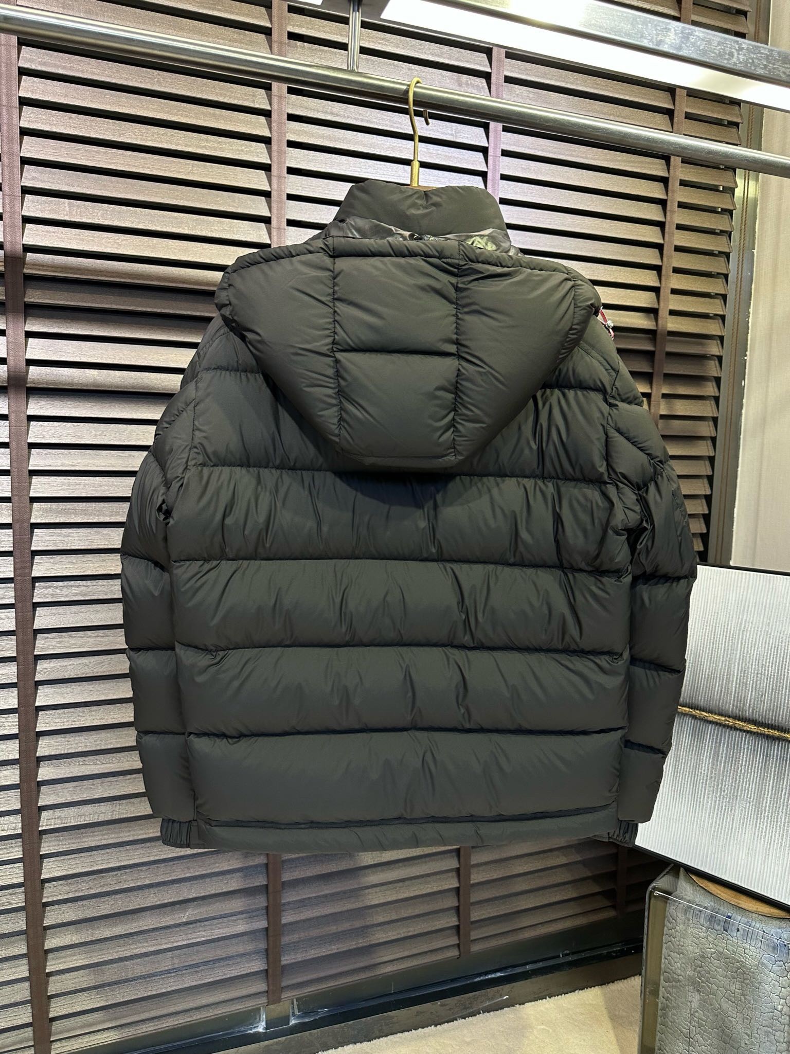 Moncler Male Basic Clothing White Duck Down Hooded S-m-l-xl