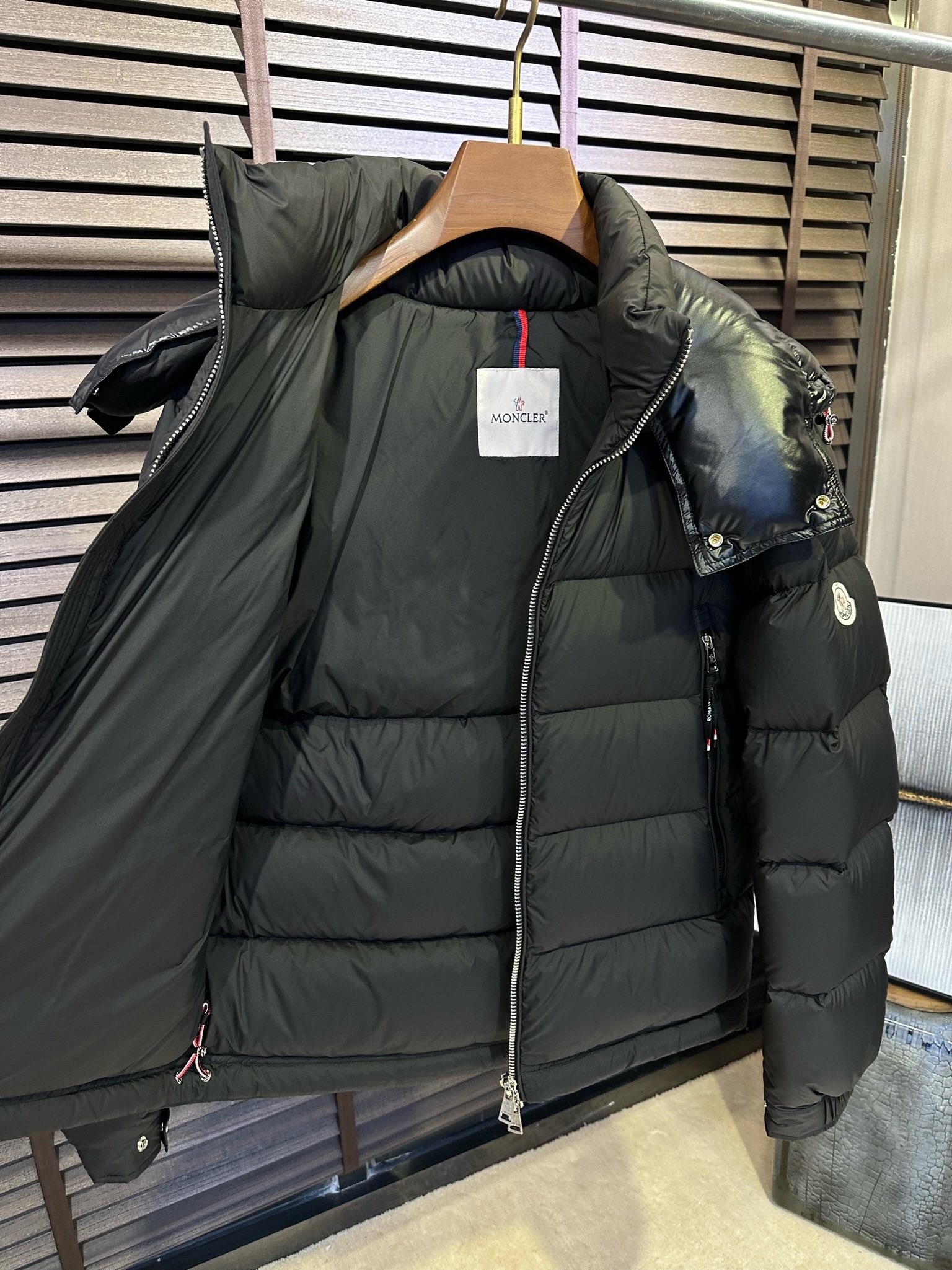 Moncler Male Basic Clothing White Duck Down Hooded S-m-l-xl