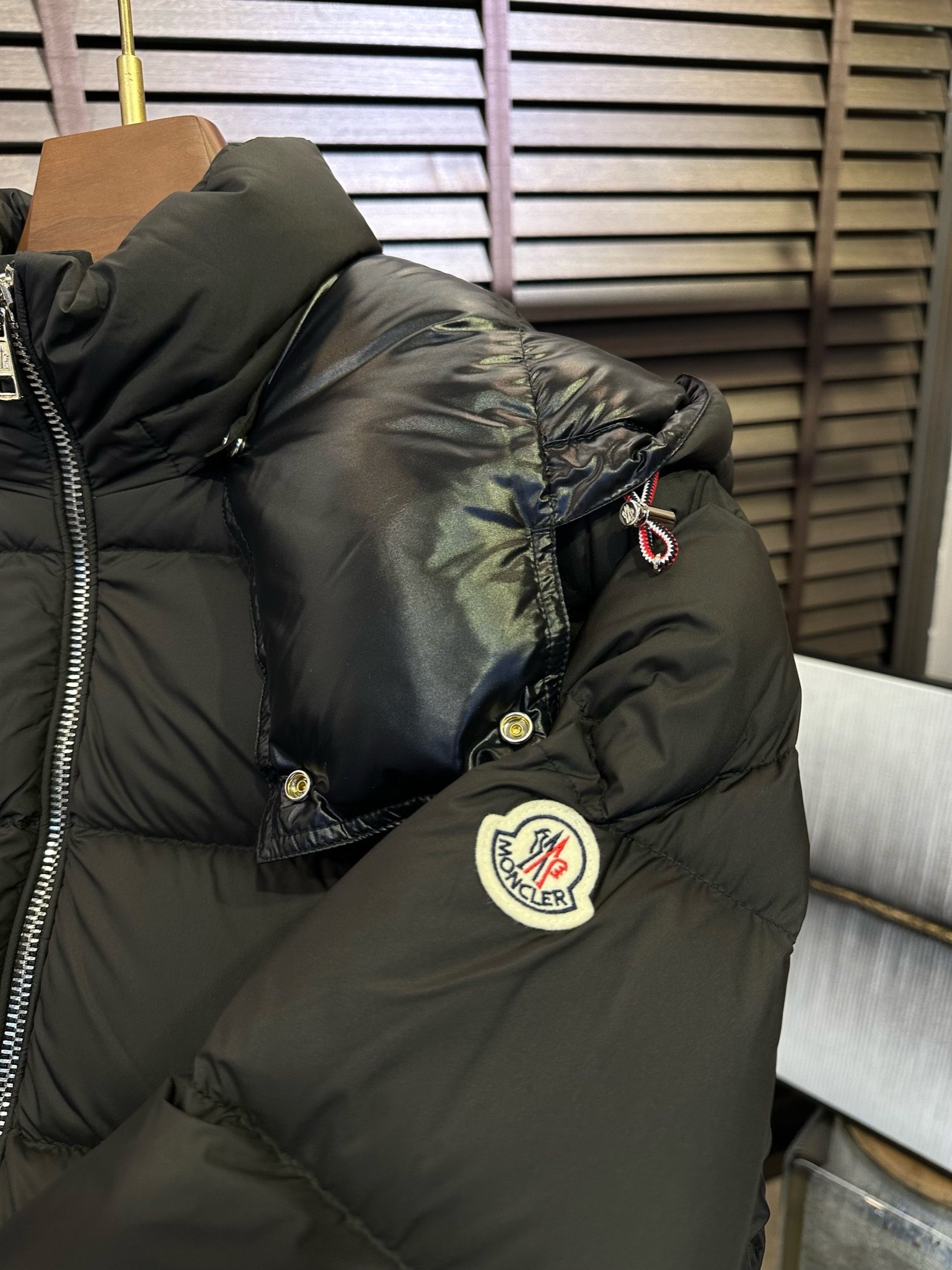 Moncler Male Basic Clothing White Duck Down Hooded S-m-l-xl