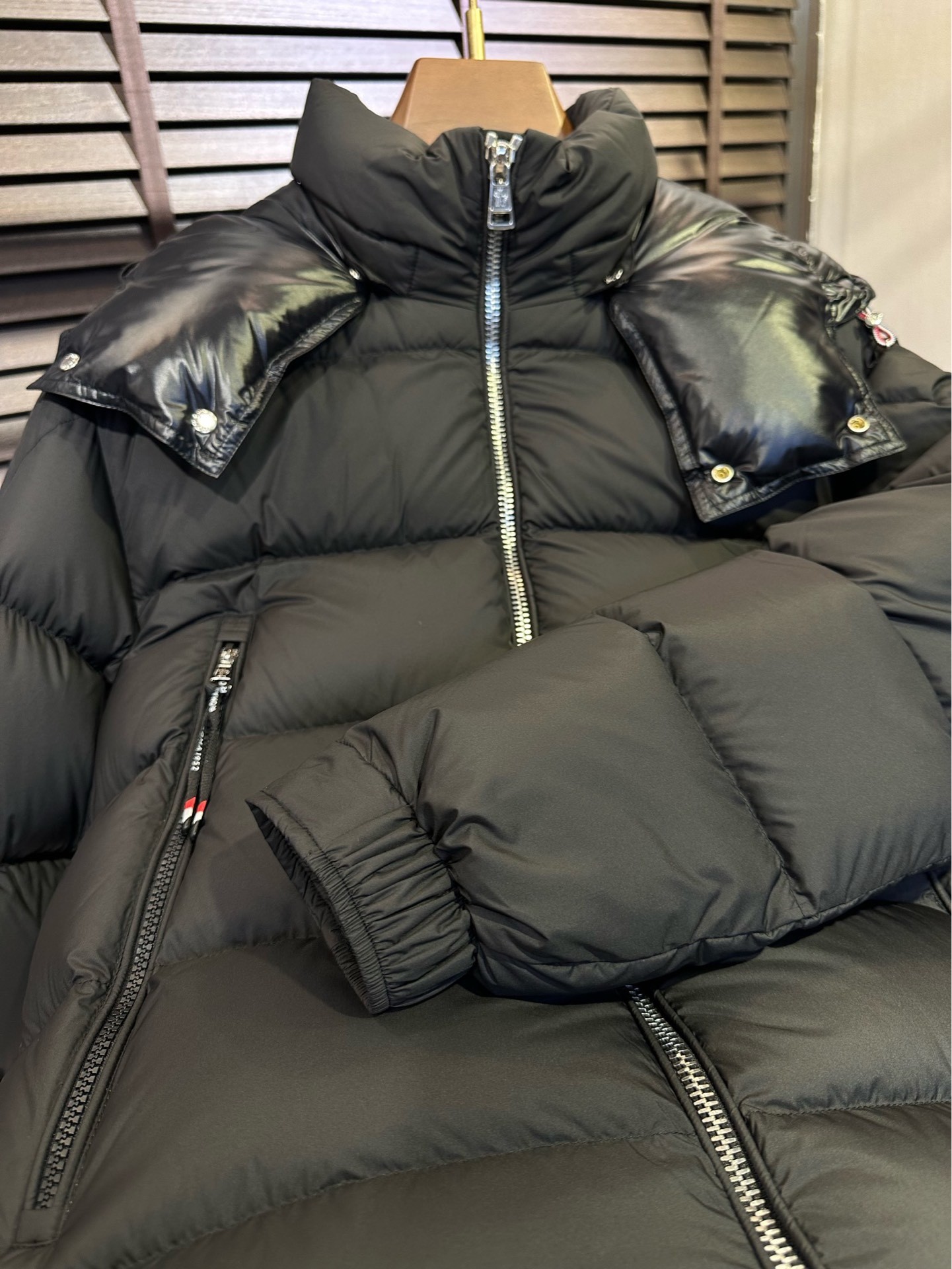 Moncler Male Basic Clothing White Duck Down Hooded S-m-l-xl