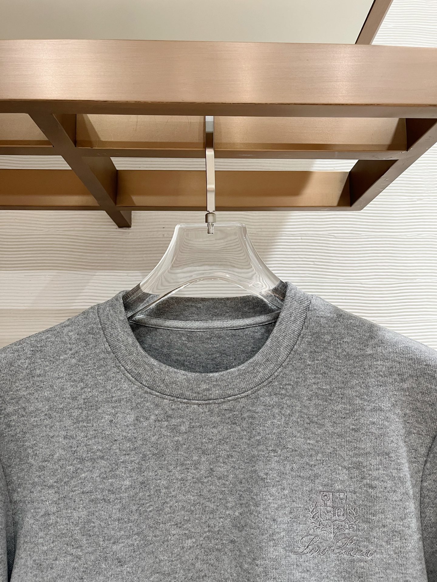 Loro Piana Hoodie Wool Black Slim Fit M-l-xl