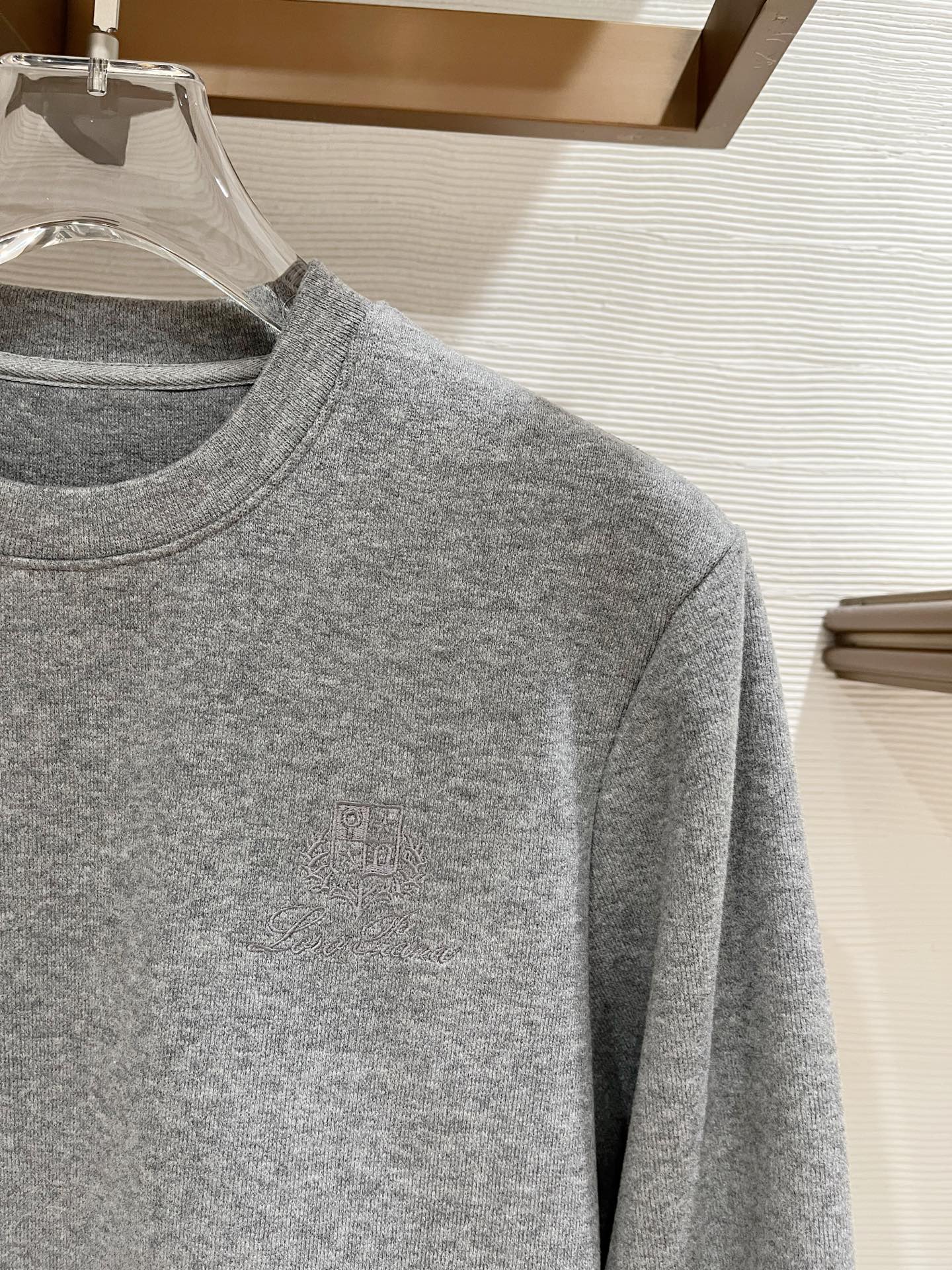 Loro Piana Hoodie Wool Black Slim Fit M-l-xl