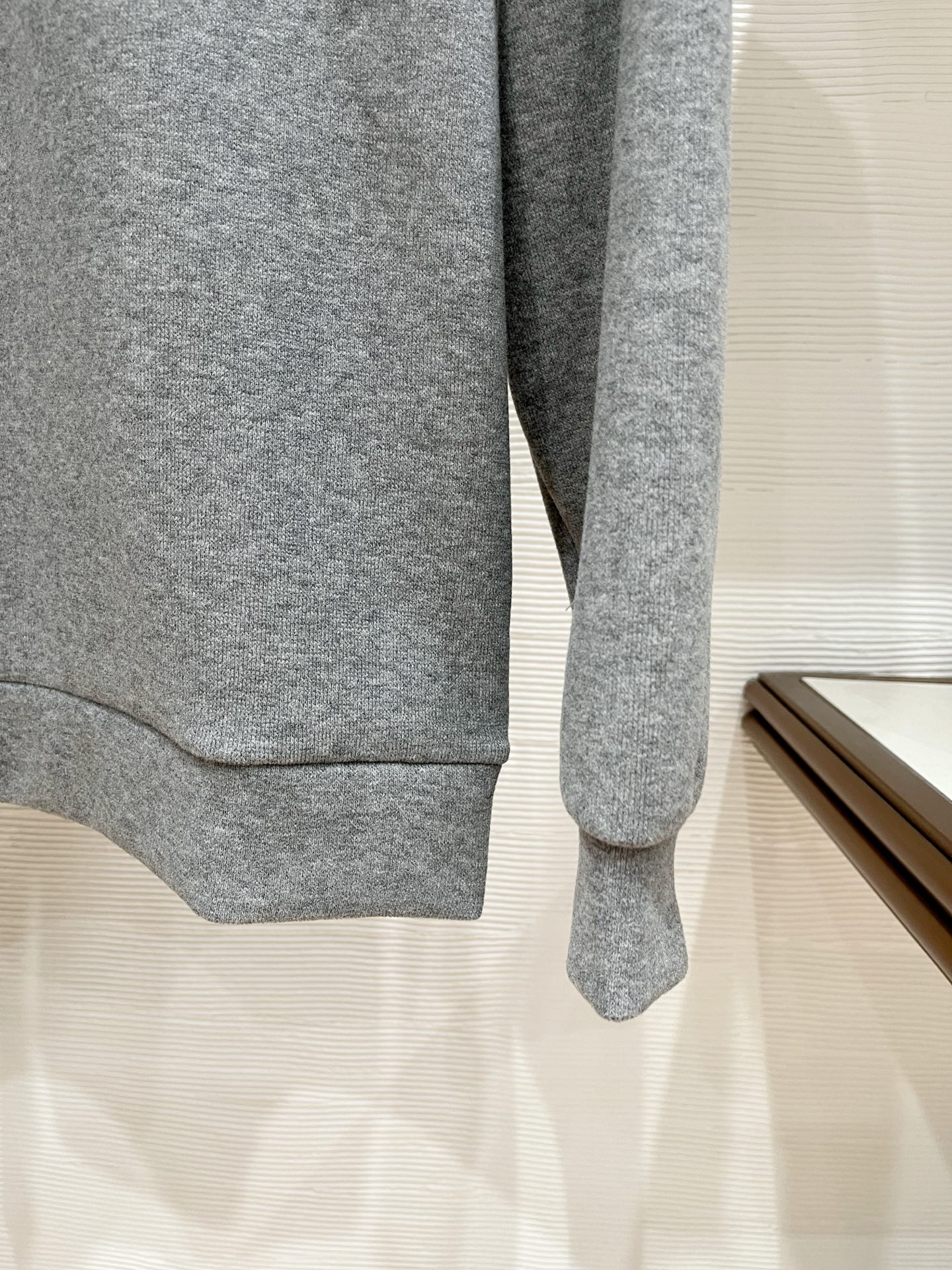 Loro Piana Hoodie Wool Black Slim Fit M-l-xl