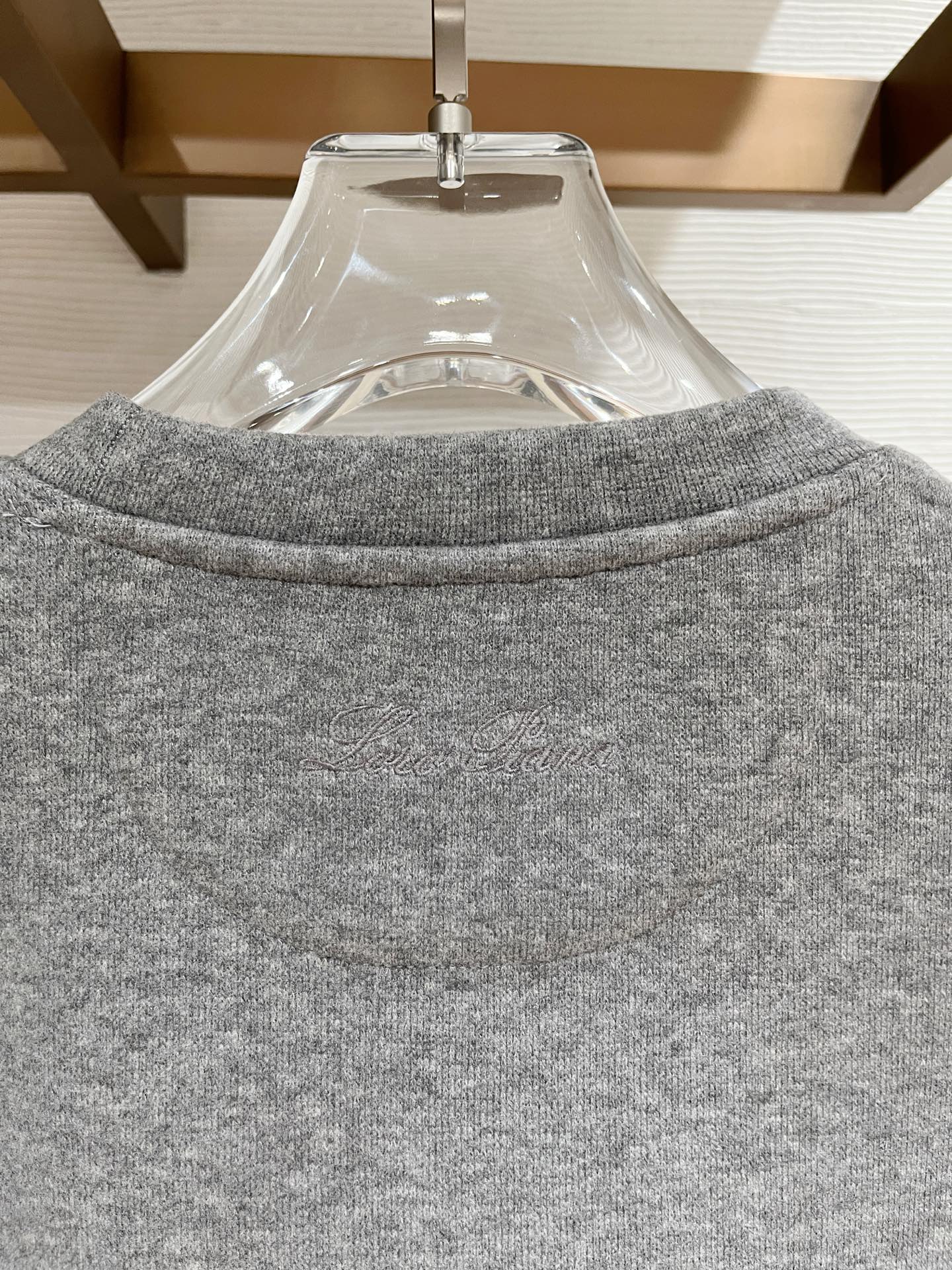 Loro Piana Hoodie Wool Black Slim Fit M-l-xl