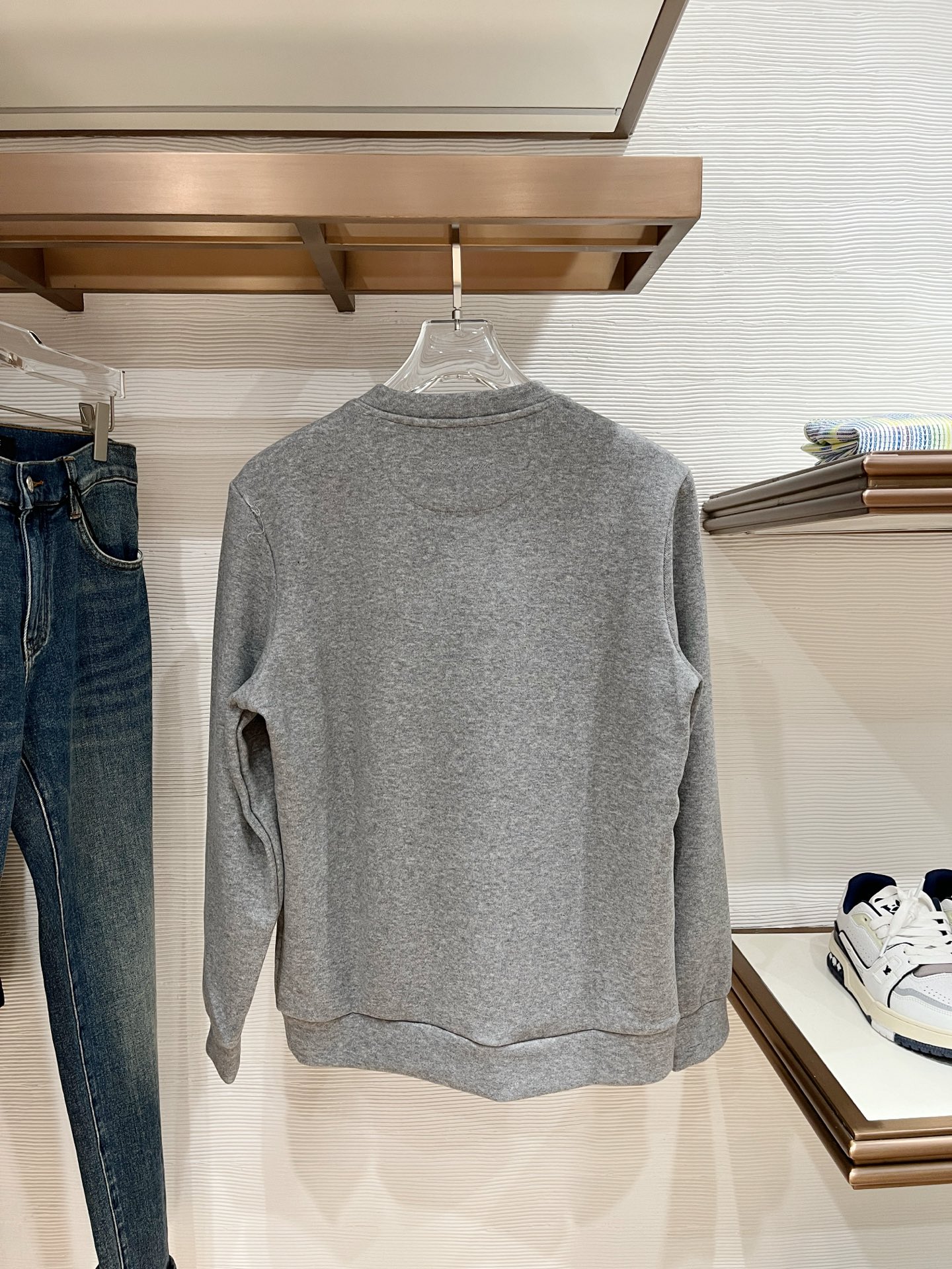 Loro Piana Hoodie Wool Black Slim Fit M-l-xl