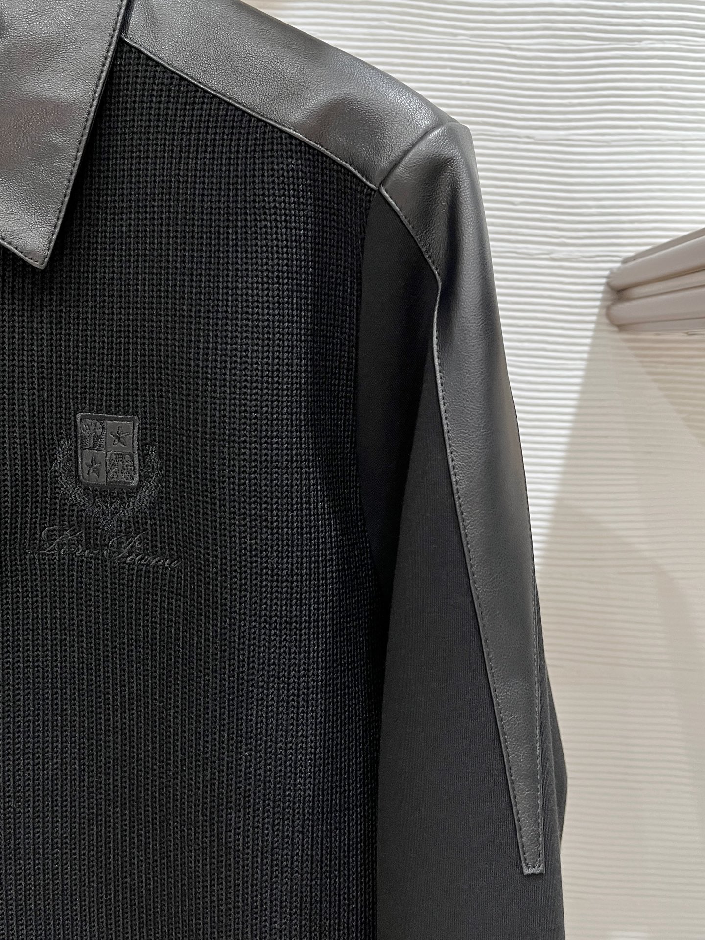 Loro Piana Hoodie Wool Black Slim Fit M-l-xl