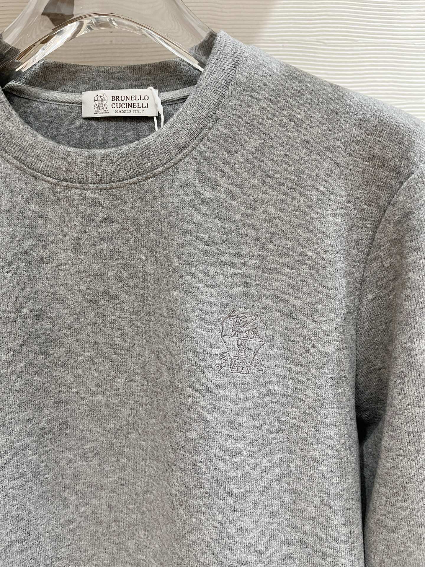 Brunello Cucinelli Hoodie Wool Black Slim Fit M-l-xl