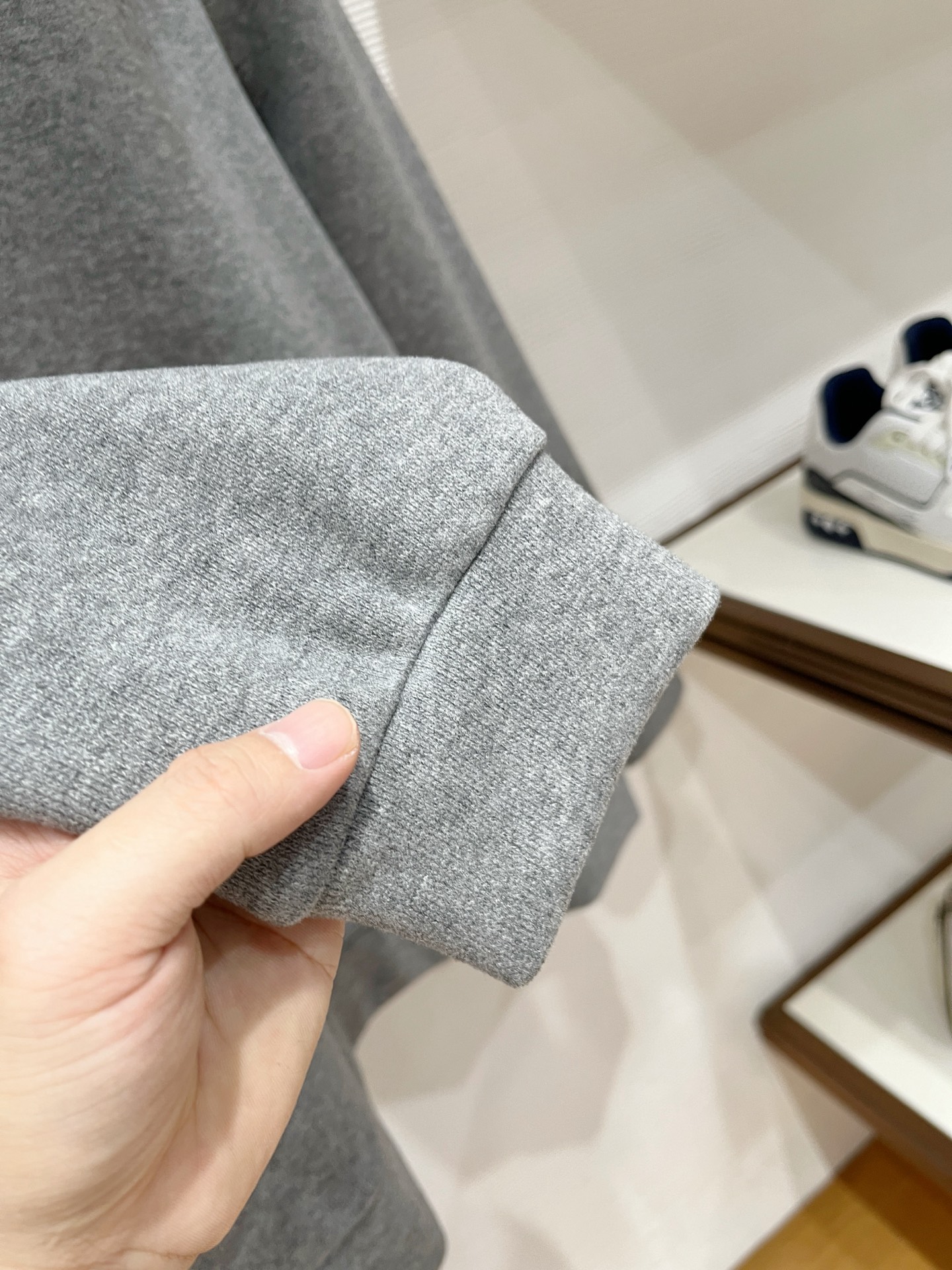 Brunello Cucinelli Hoodie Wool Black Slim Fit M-l-xl