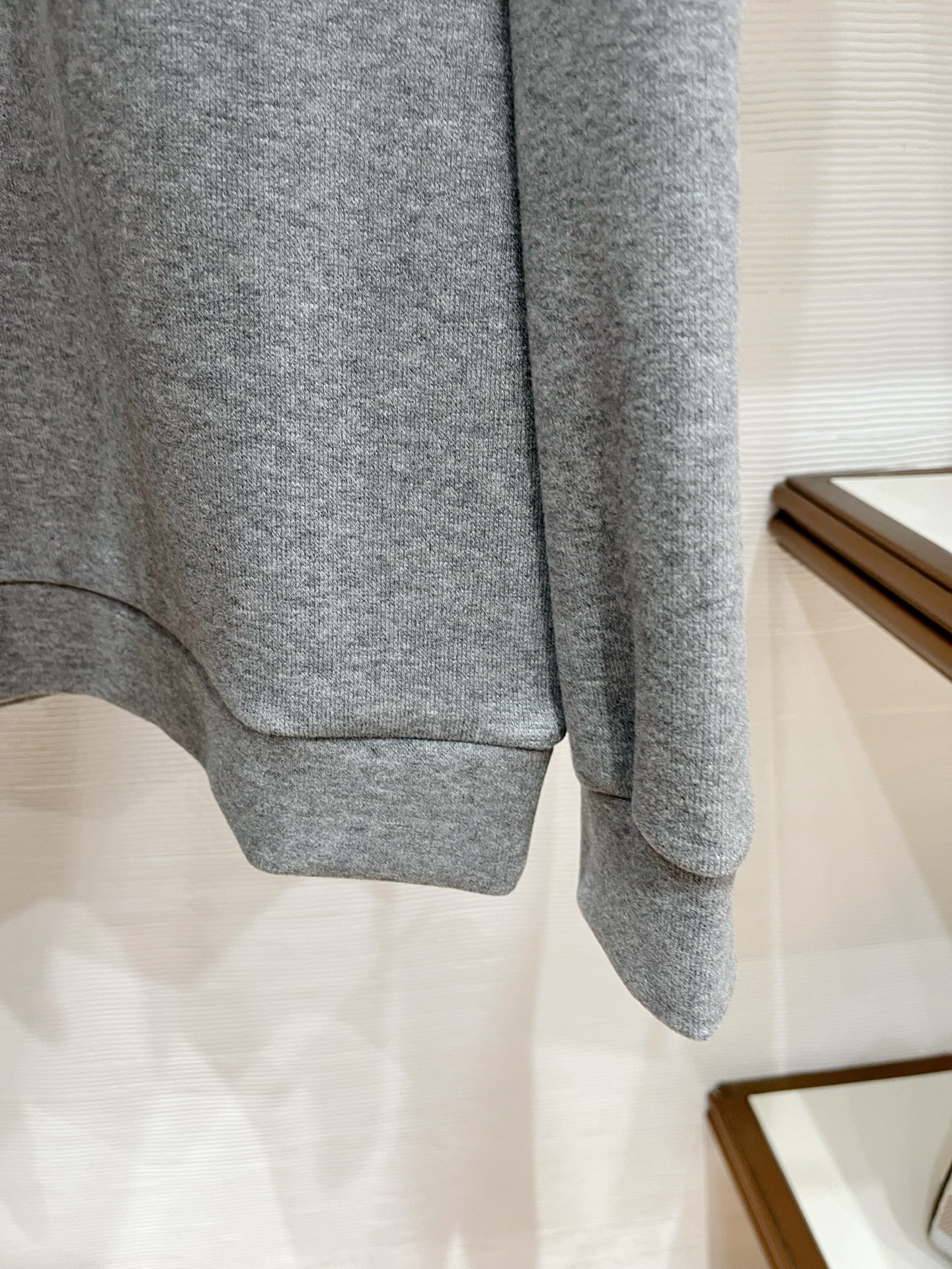 Brunello Cucinelli Hoodie Wool Black Slim Fit M-l-xl